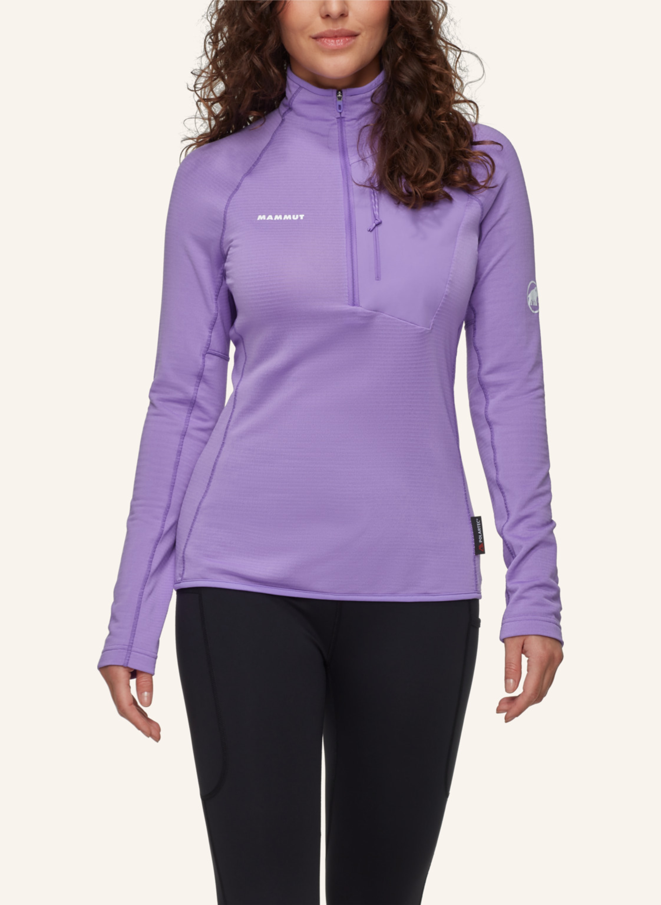 Thumbnail - Mammut Midlayerpullover Aenergy Light Ml Half Zip Pull lila