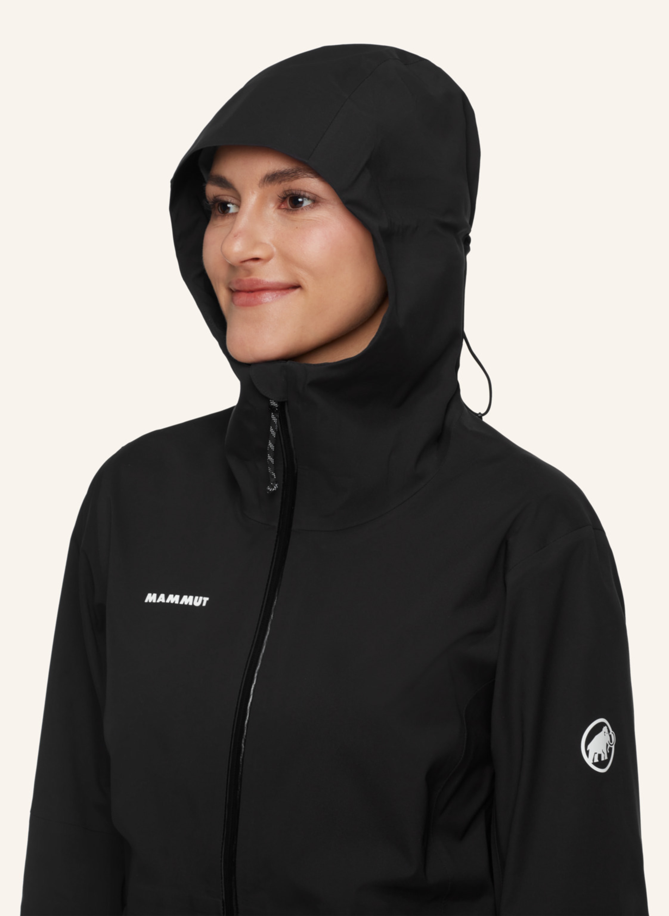 Thumbnail - Mammut Hardshelljacke Linard Guide Mit Kapuze schwarz