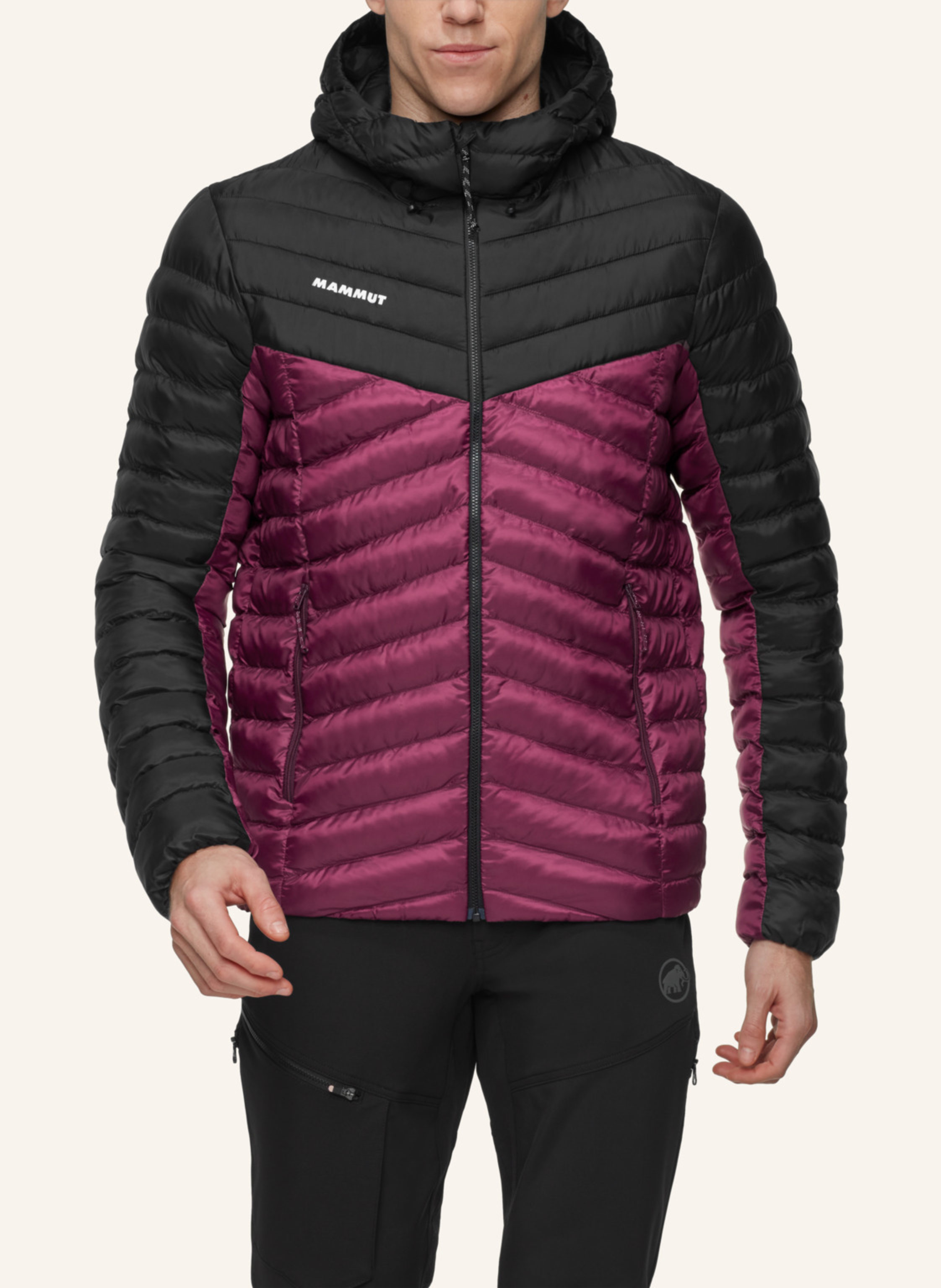 Thumbnail - Mammut Isolationsjacke Albula Mit Kapuze rot