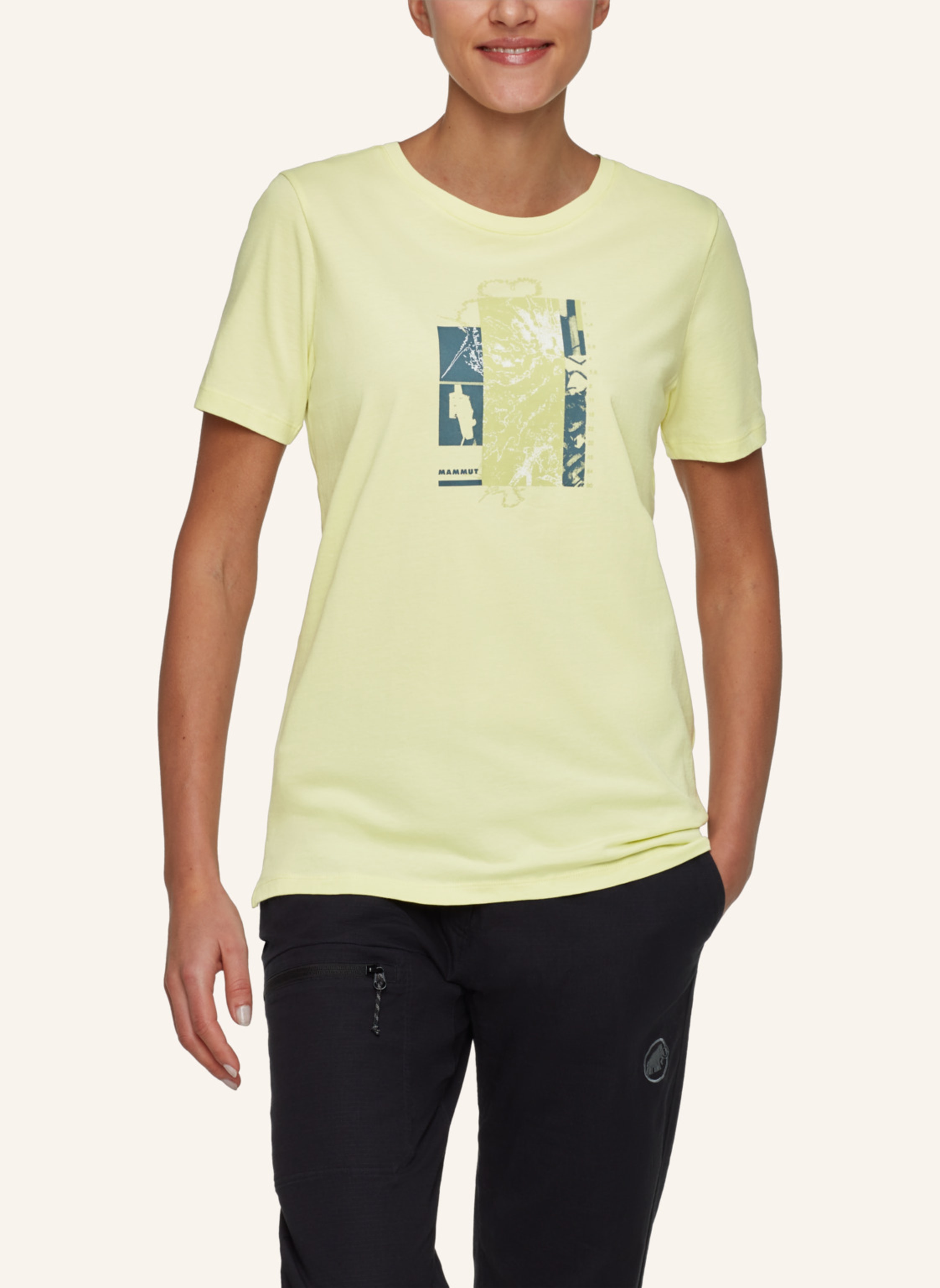 Thumbnail - Mammut T-Shirt Mammut Core Alpine Flower gelb