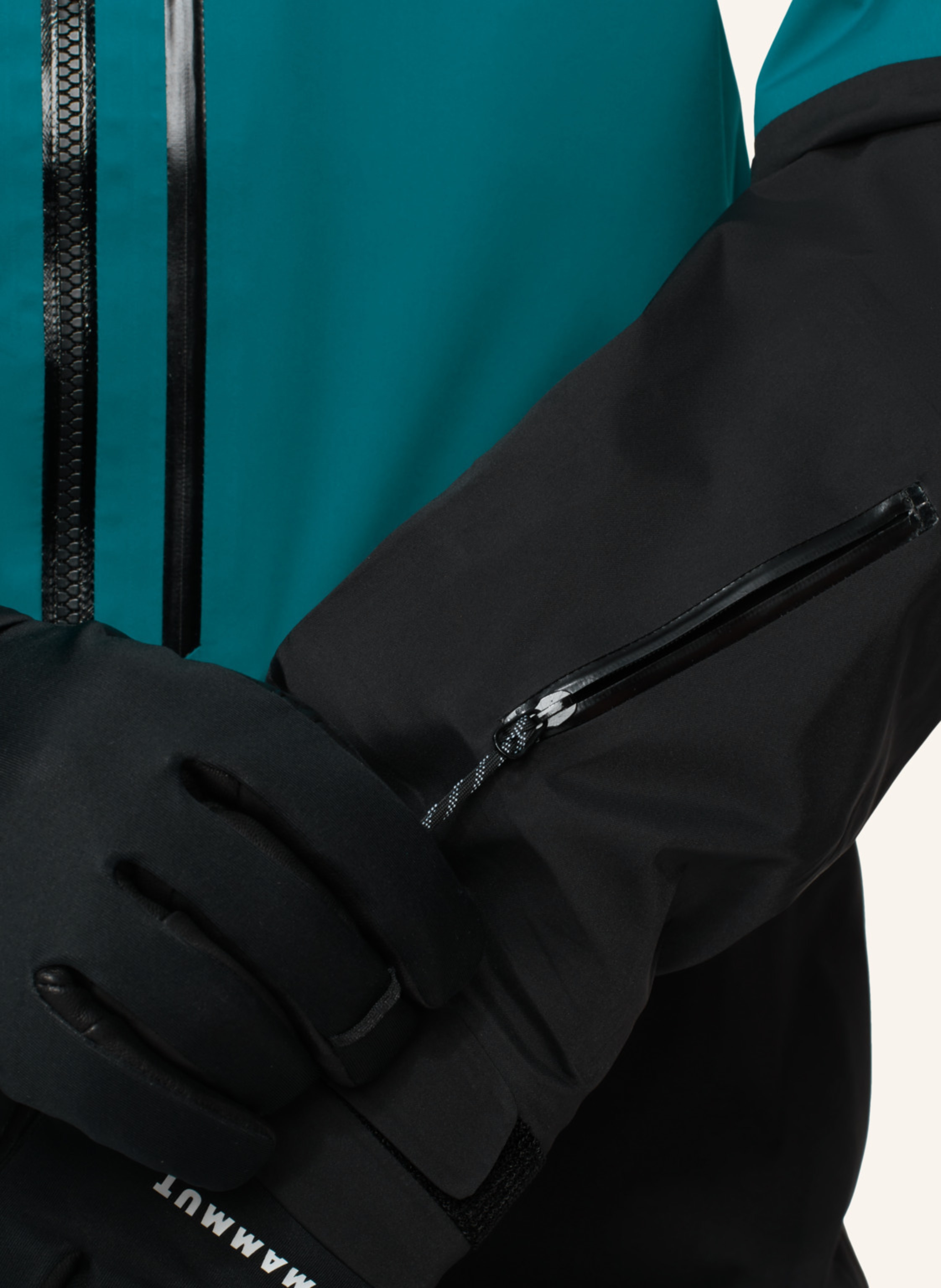 Thumbnail - Mammut Hardshell-Skijacke Haldigrat gruen