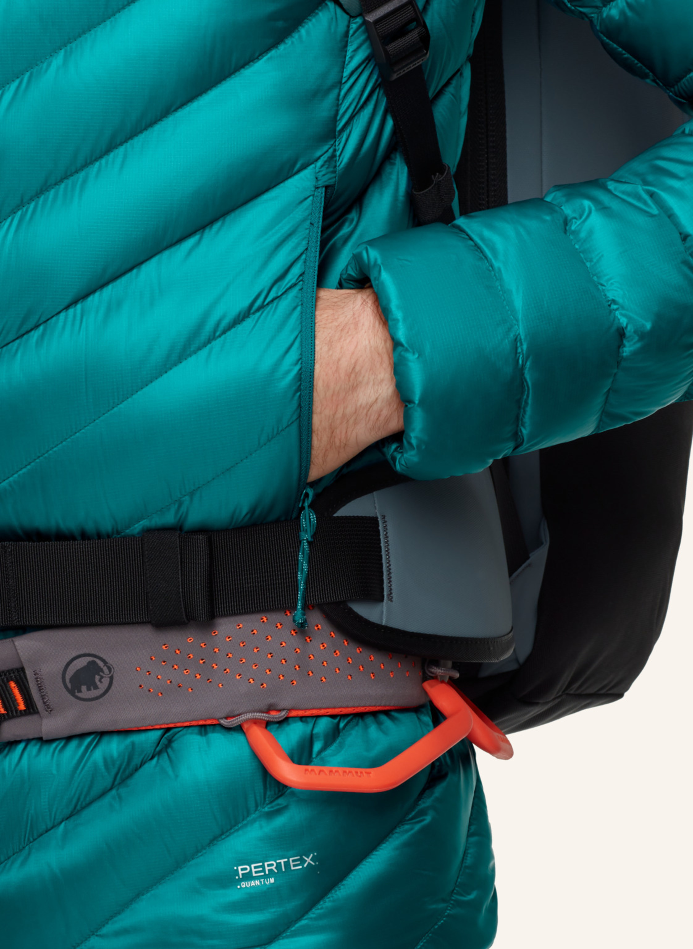 Thumbnail - Mammut Broad Peak In Hooded Jacket Men gruen