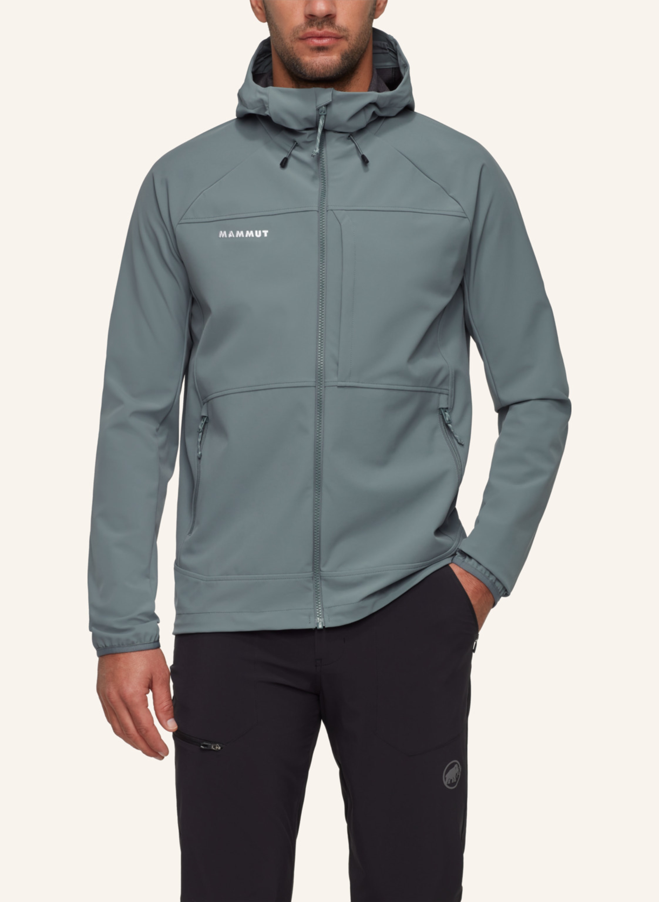 Thumbnail - Mammut Ultimate Comfort So Hooded Jacket Men grau