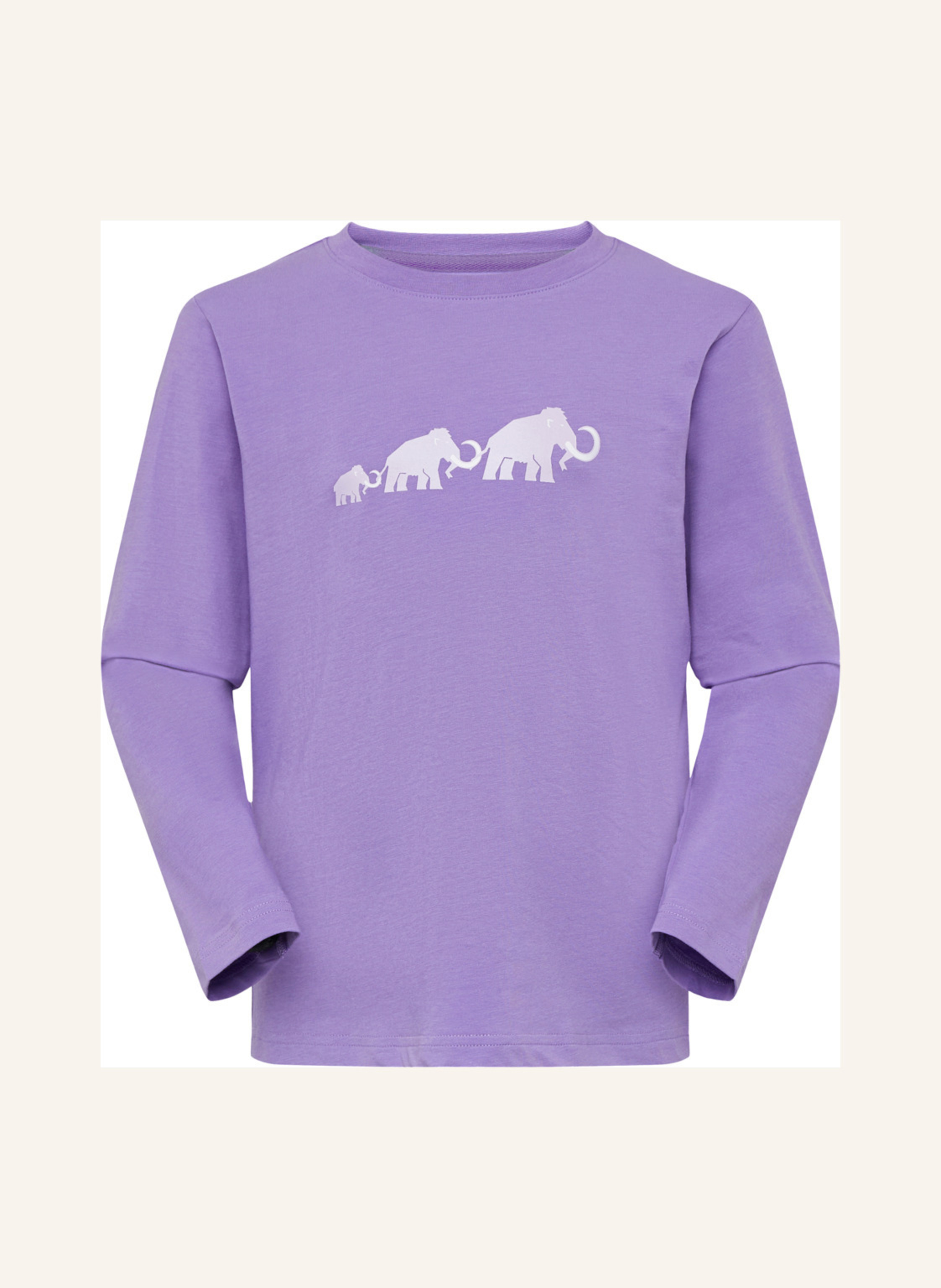 Mammut Mammut Mammut Core Longsleeve Kids Logo lila