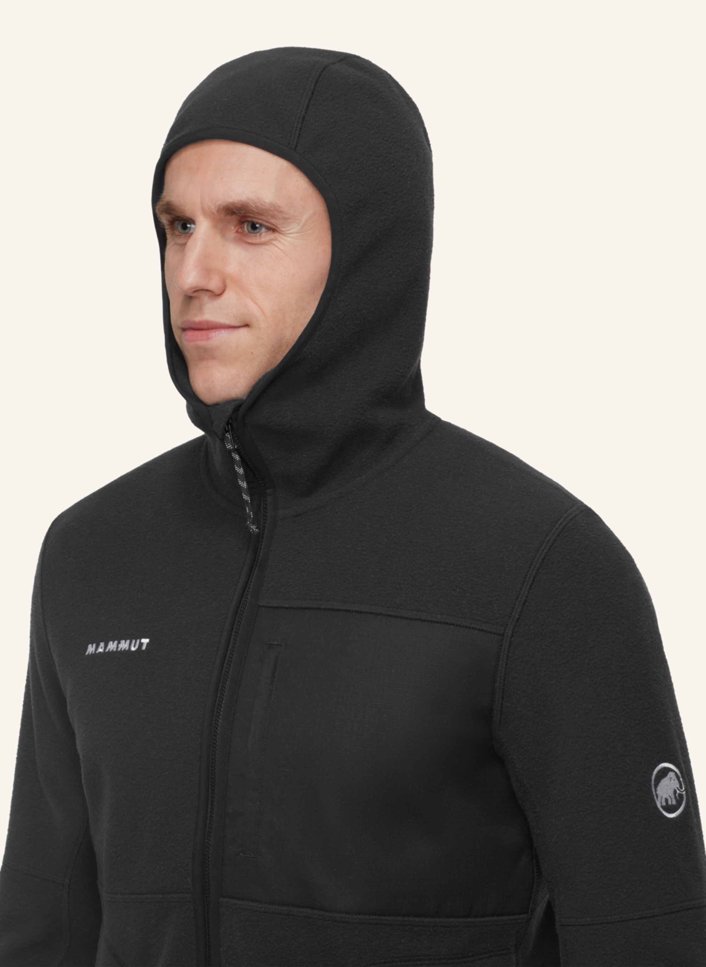 Thumbnail - Mammut Midlayerjacke Tamaro Ml Mit Kapuze schwarz