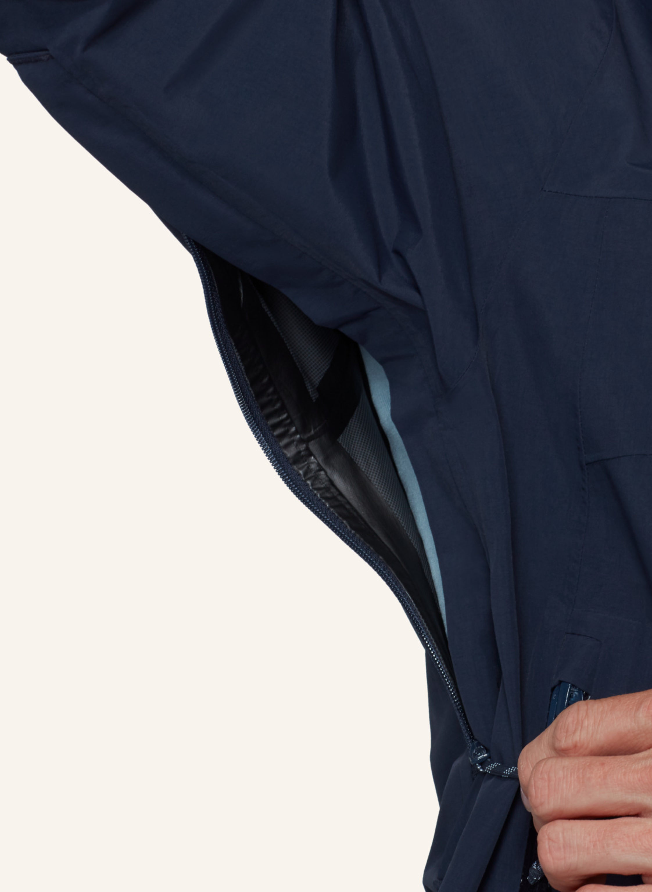 Thumbnail - Mammut Crag Hs Hooded Jacket Women blau