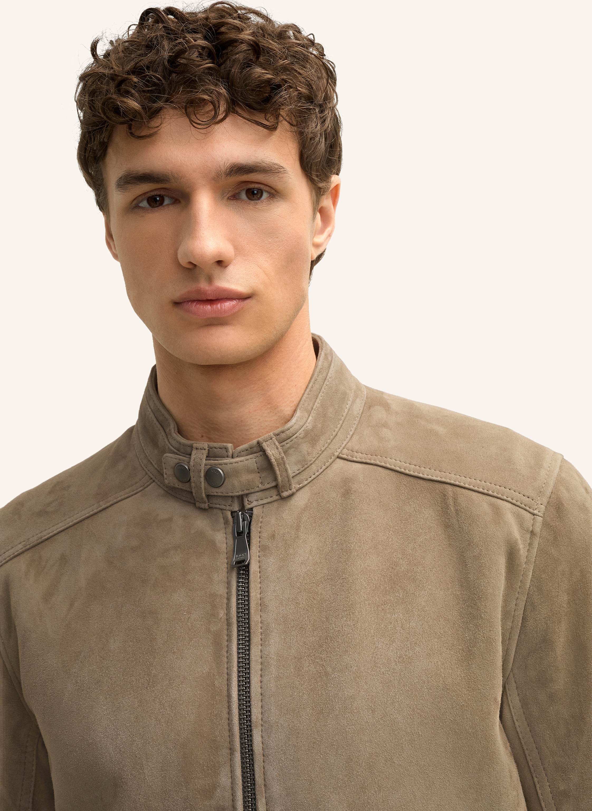 Thumbnail - Joop! Jeans Lederjacke beige