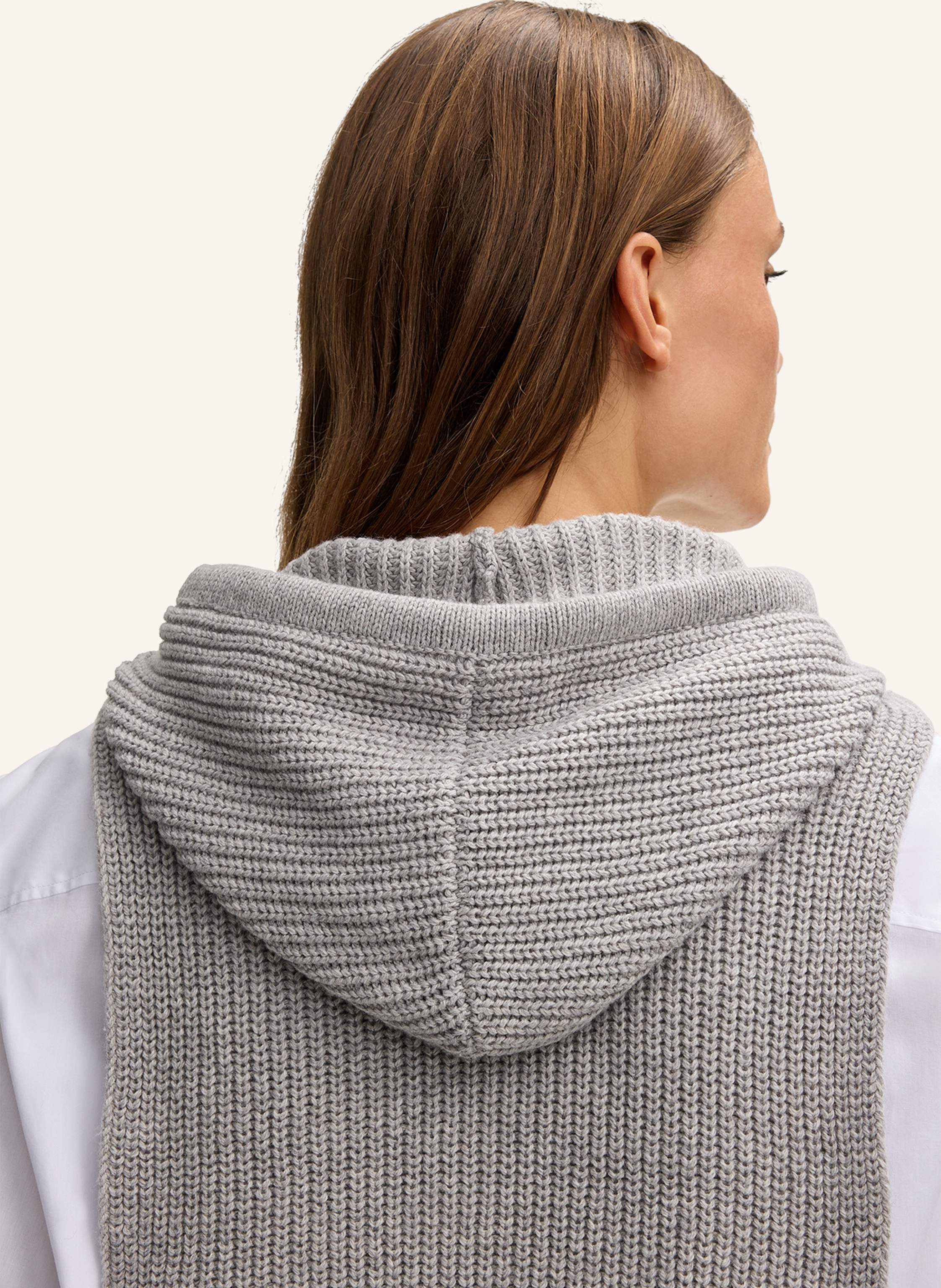 Thumbnail - Joop! Jeans Strick-Hoodie grau