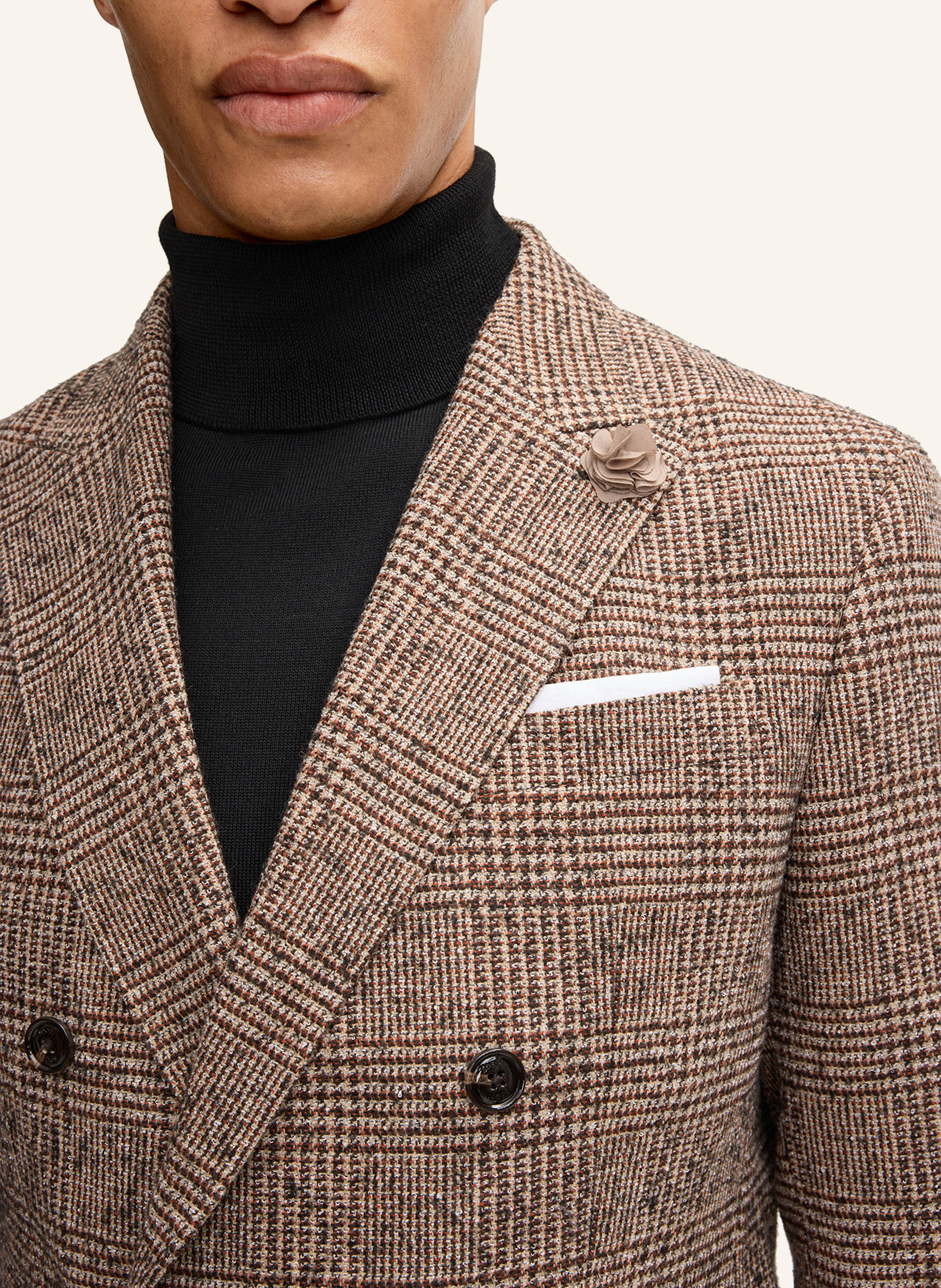 Thumbnail - Joop! Doppelreiher-Sakko Slim Fit braun