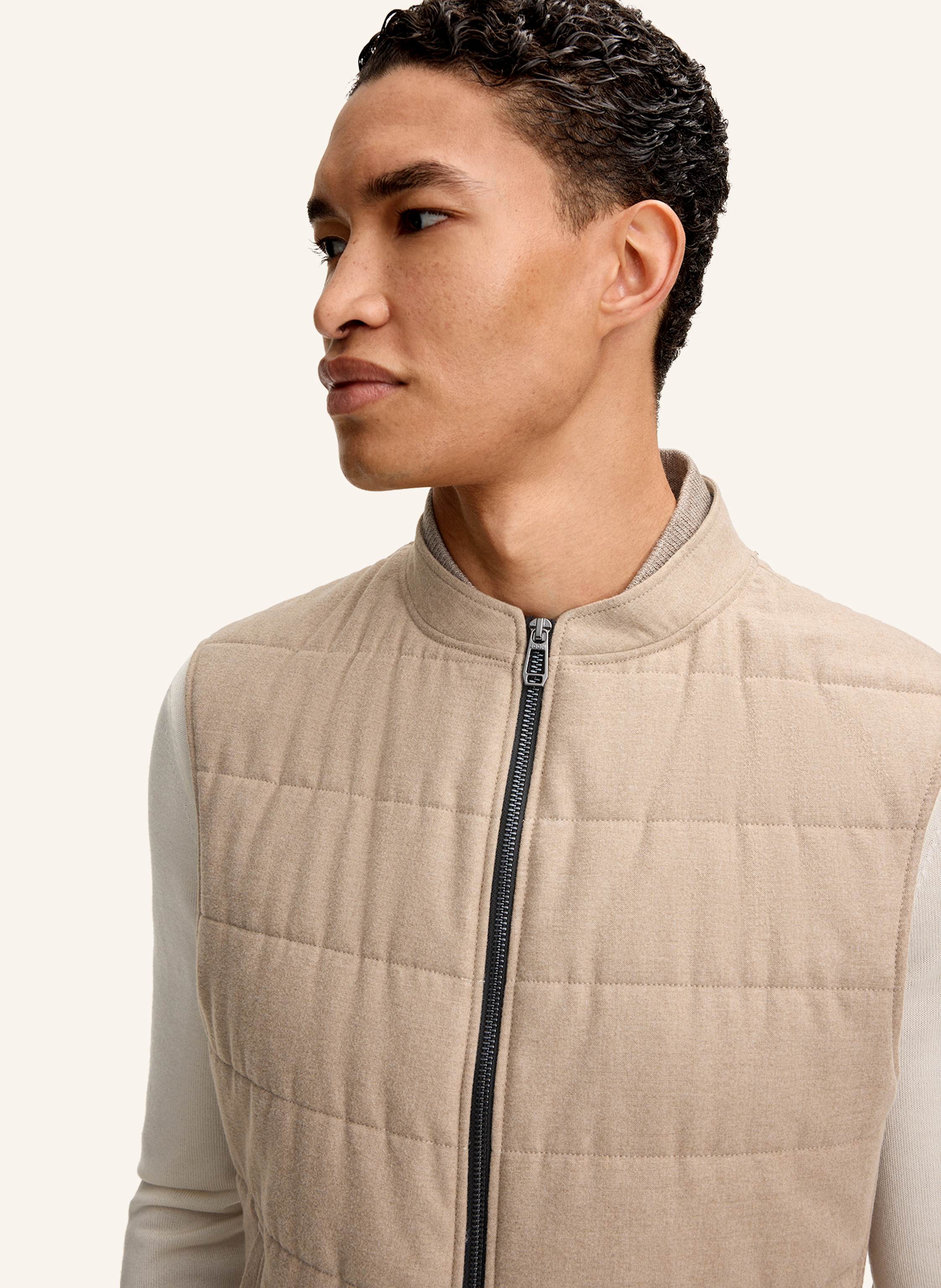 Thumbnail - Joop! Steppweste beige