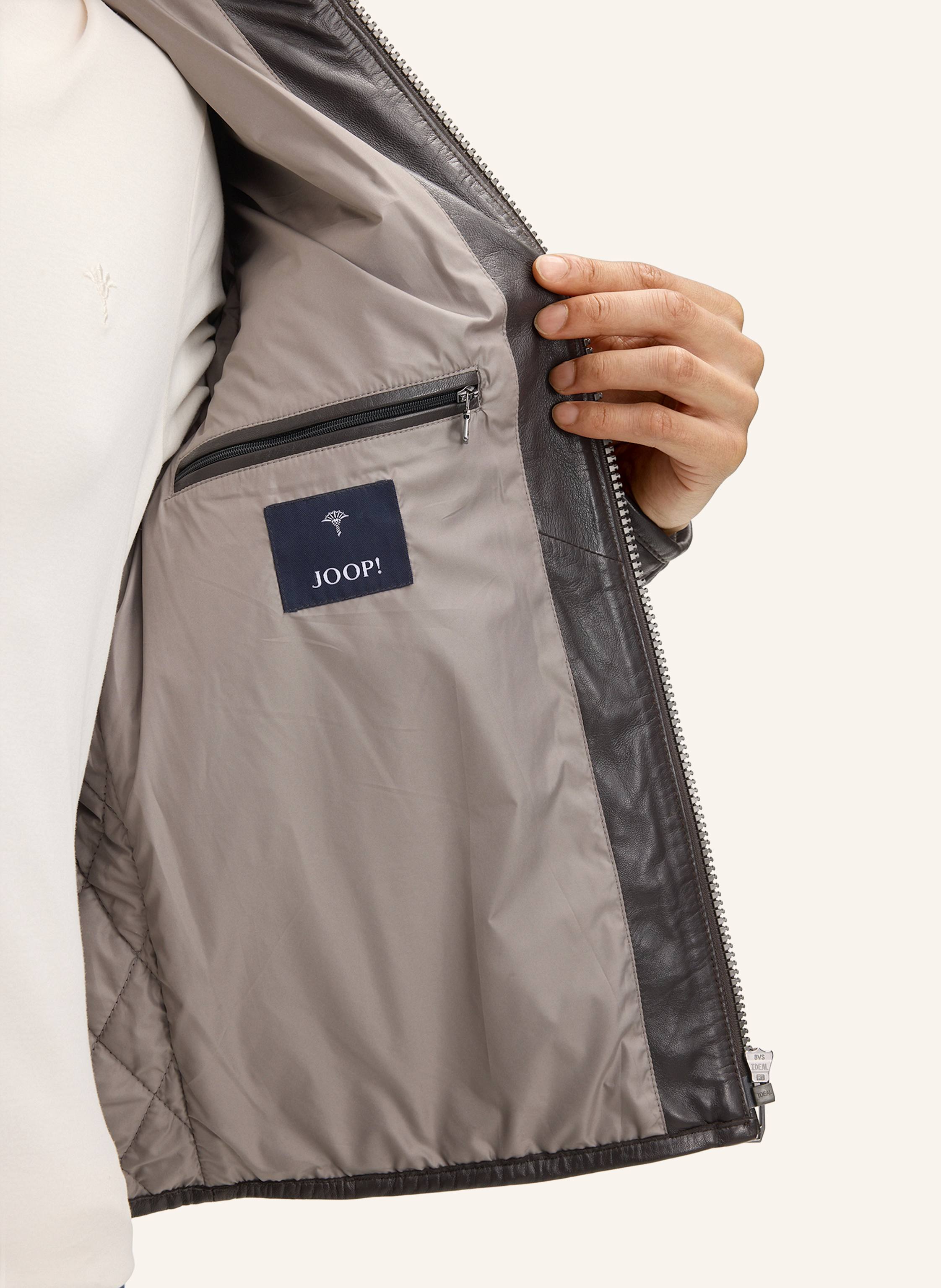 Thumbnail - Joop! Lederjacke braun