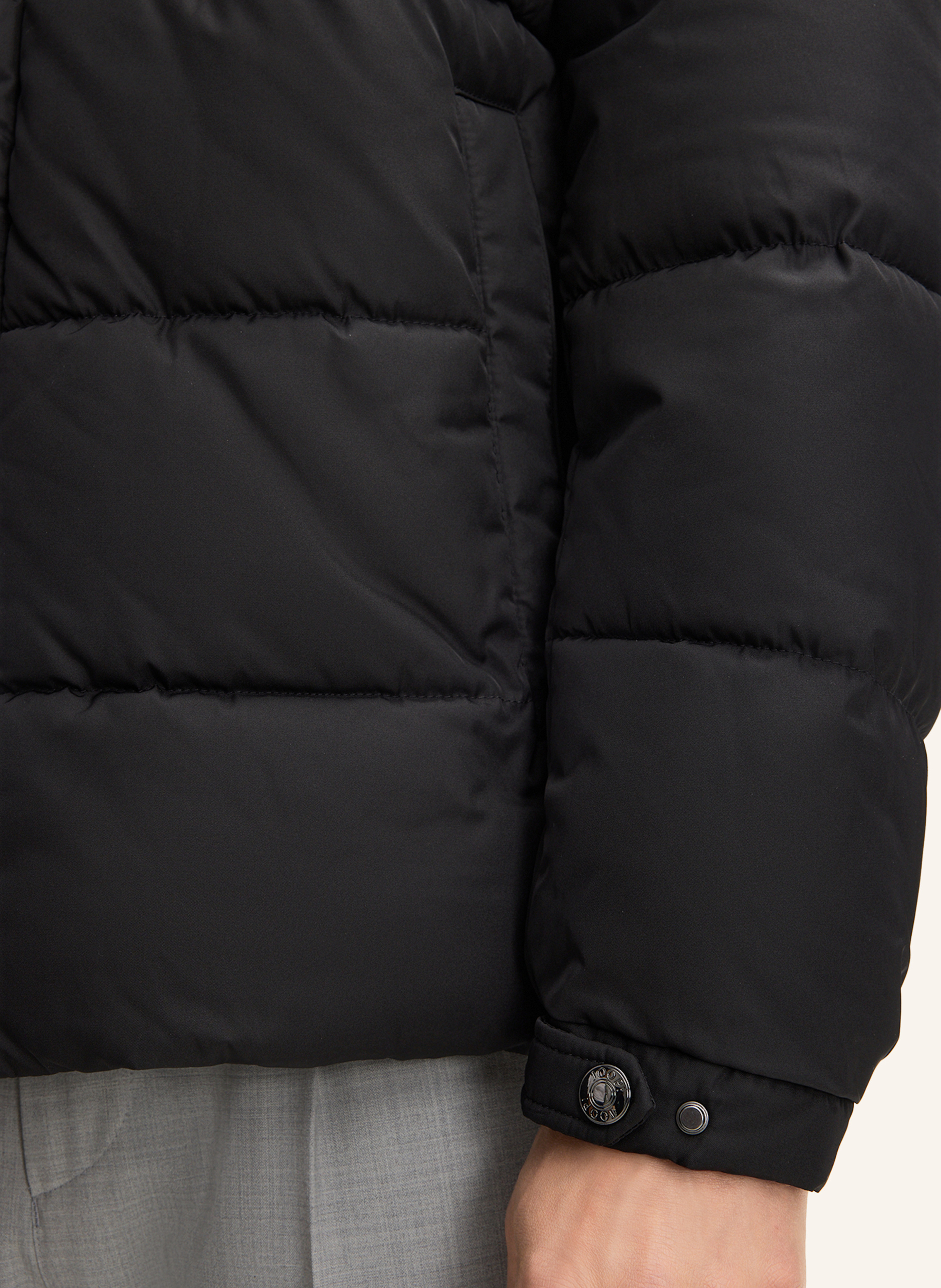 Thumbnail - Joop! Steppjacke Newton Mit Abnehmbarem Kunstfell schwarz