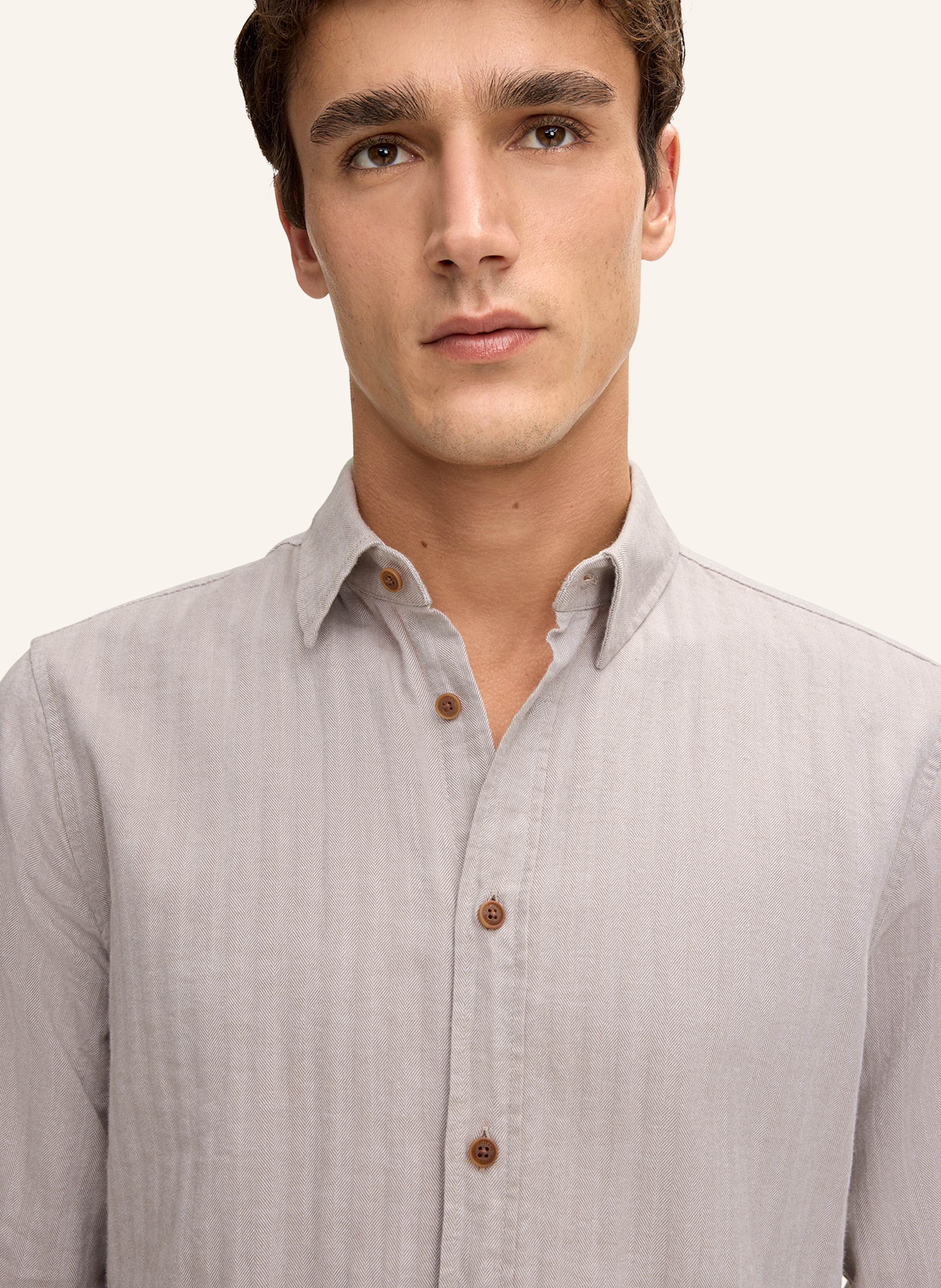 Thumbnail - Joop! Jeans Hemd Modern Fit beige