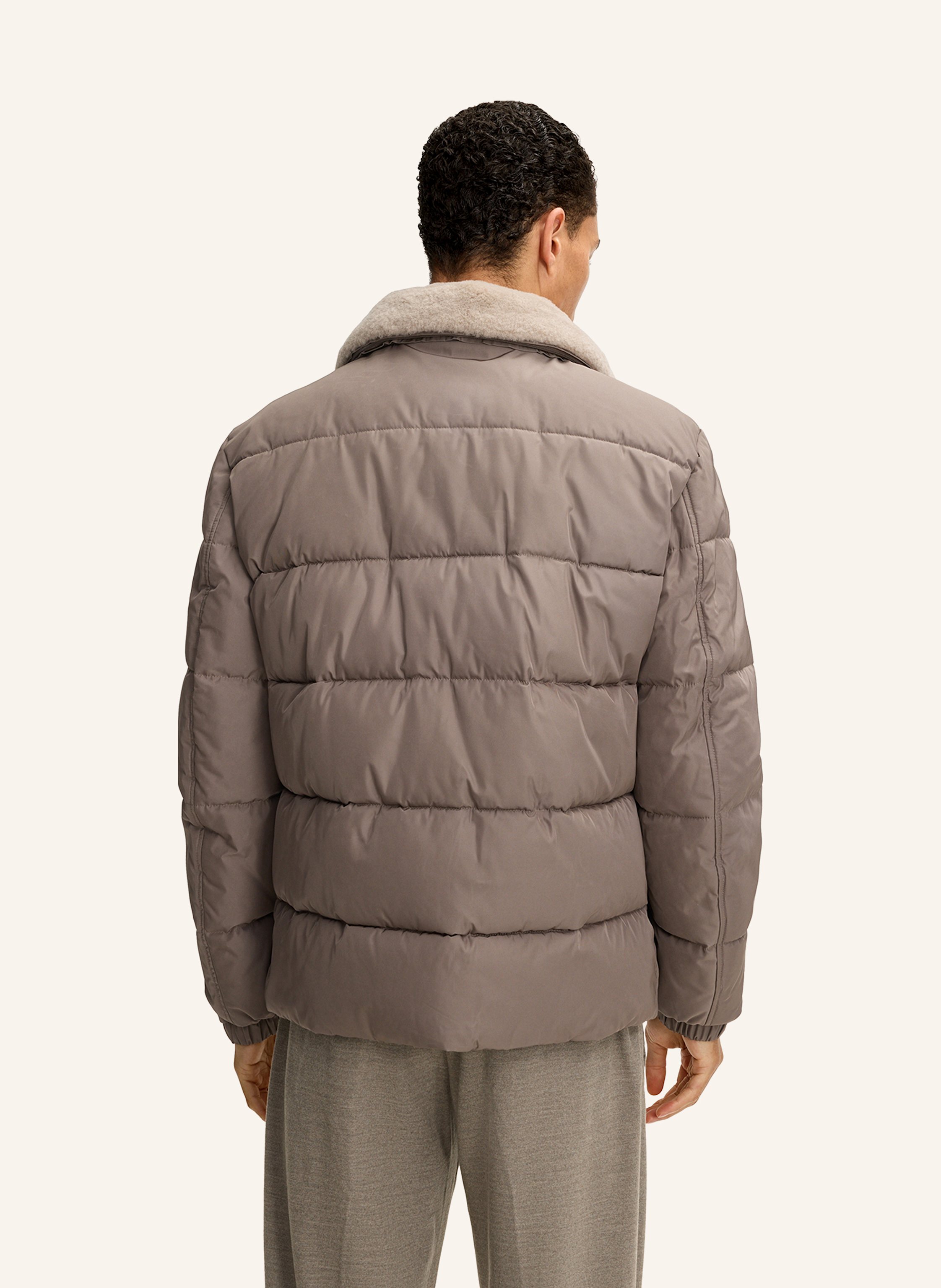 Thumbnail - Joop! Steppjacke Newton Mit Abnehmbarem Kunstfell beige