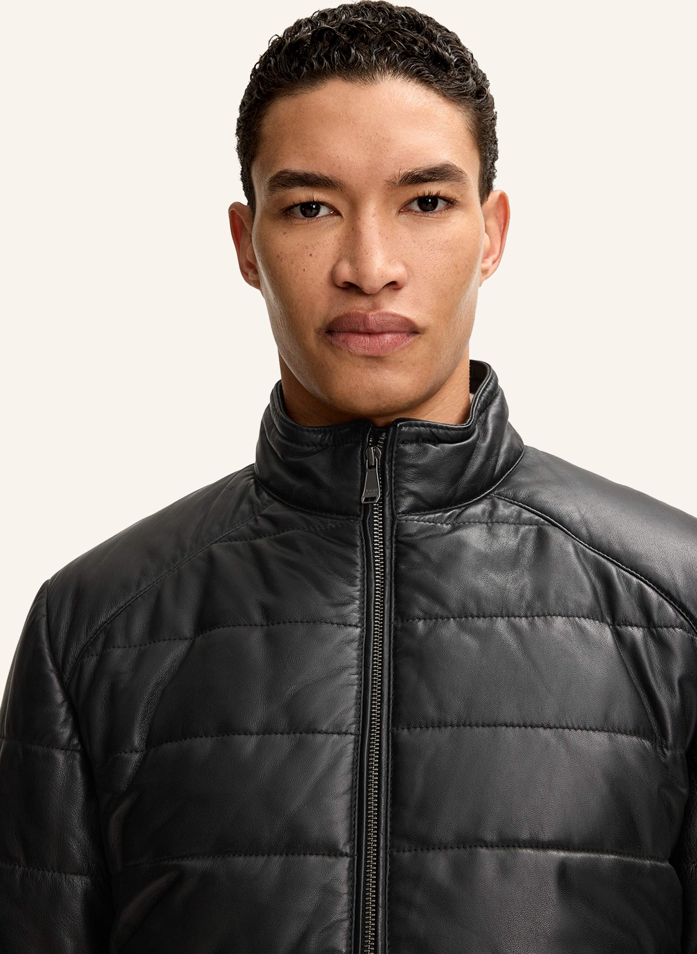 Thumbnail - Joop! Jeans Lederjacke schwarz