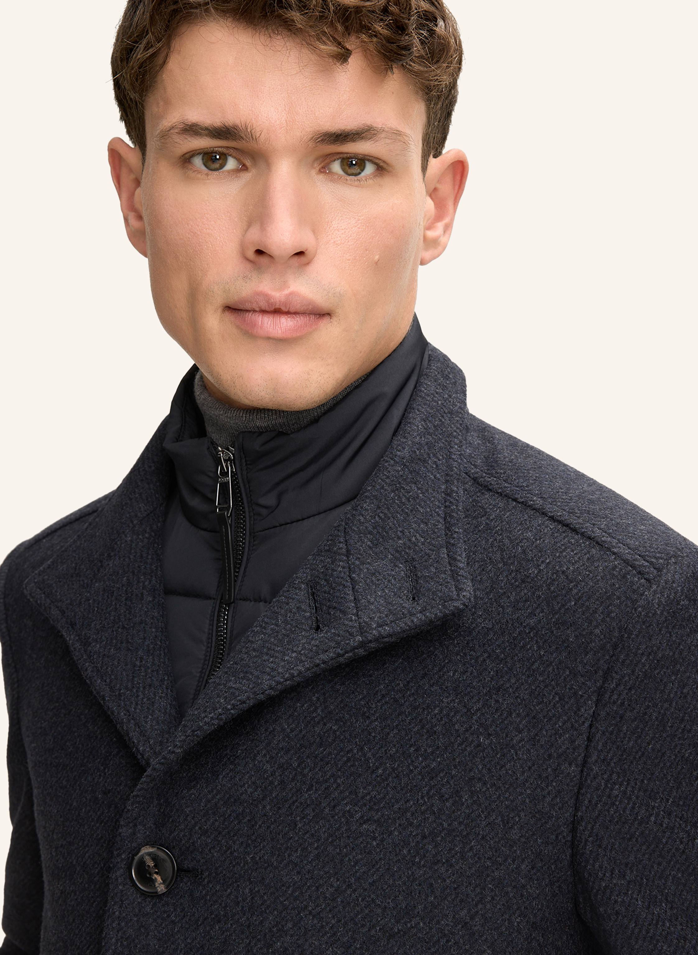 Thumbnail - Joop! Wollmantel Maico Mit Herausnehmbarer Blende blau