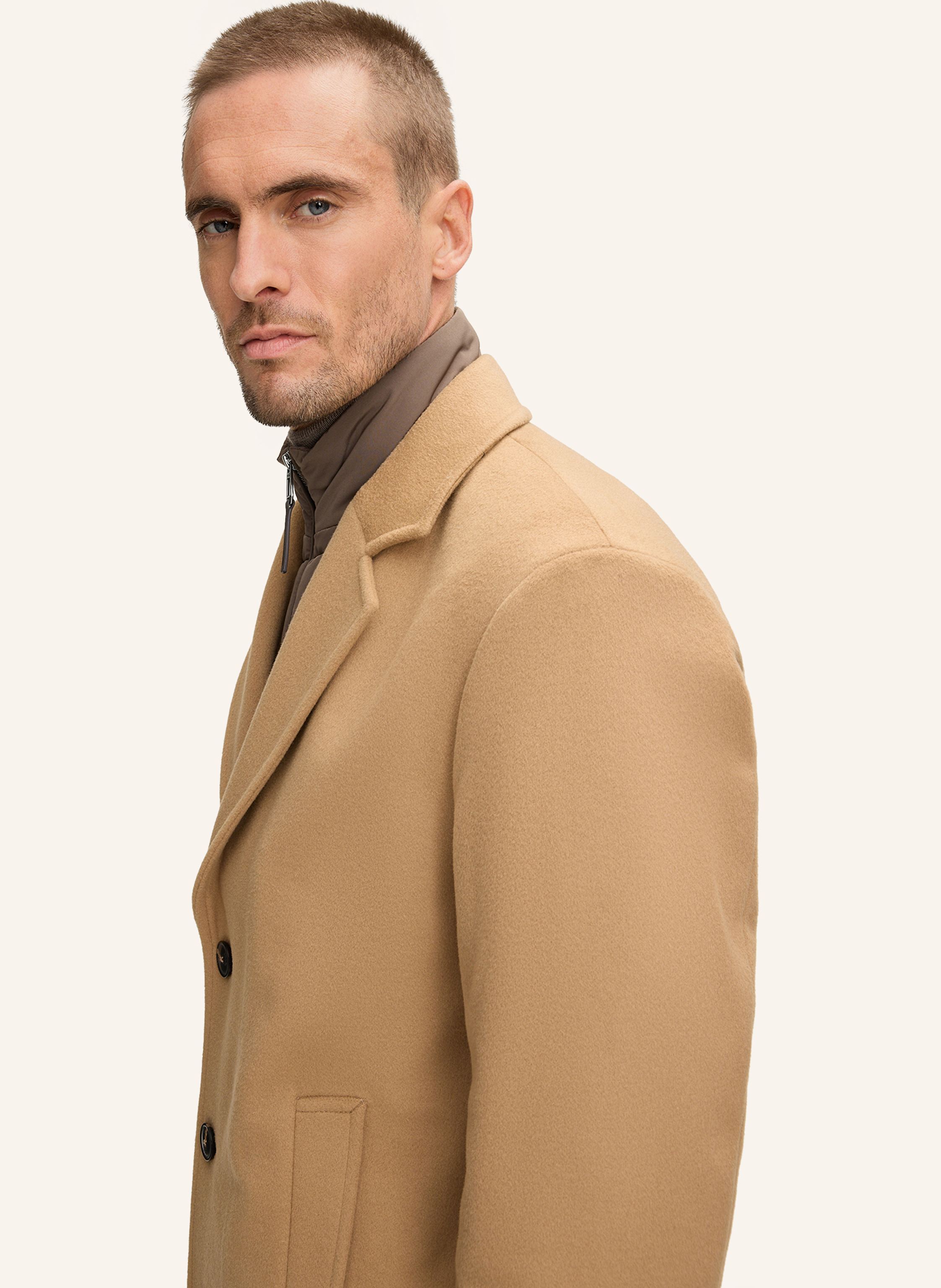 Thumbnail - Joop! Wollmantel Morris Mit Herausnehmbarer Blende braun