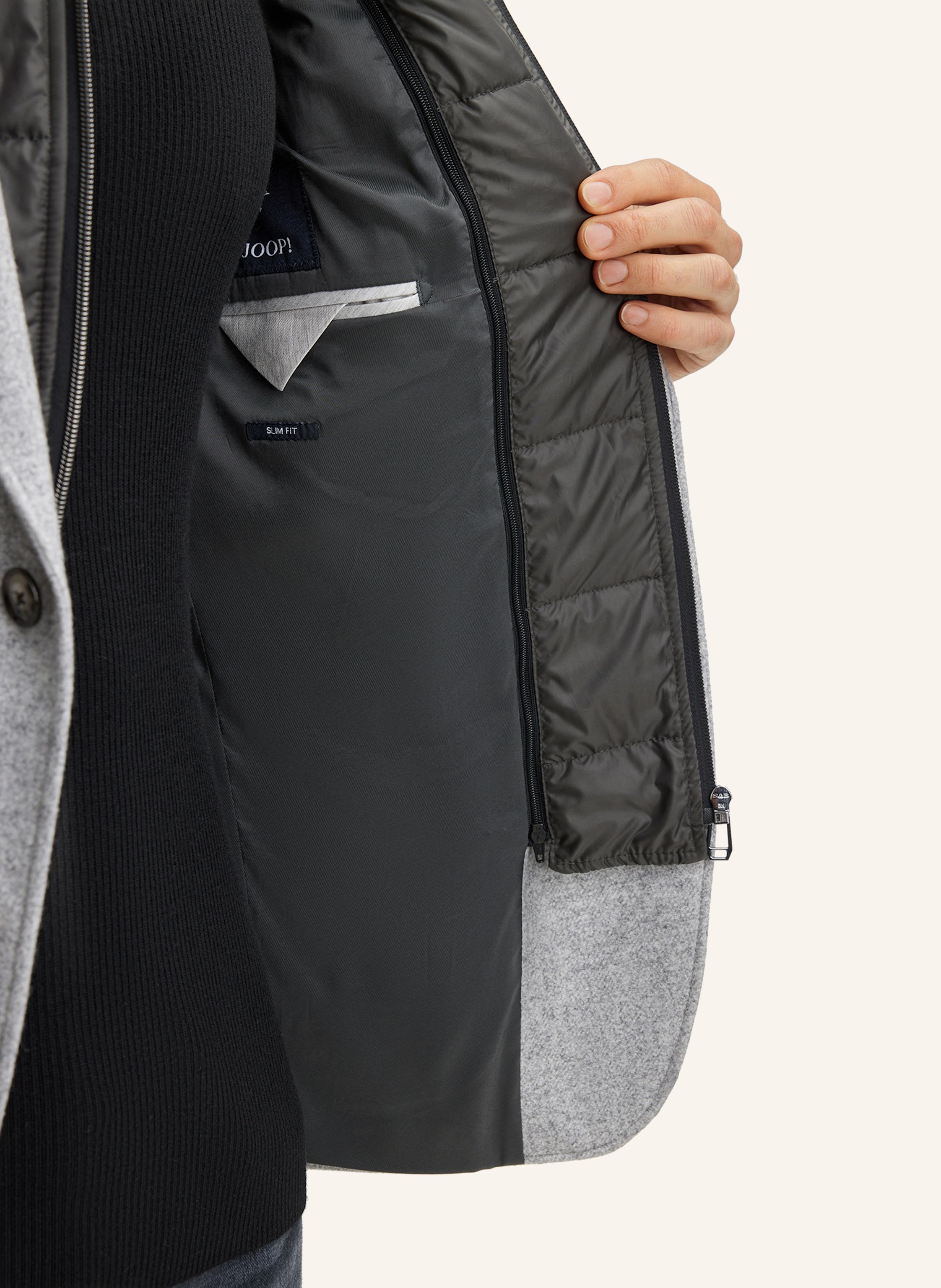 Thumbnail - Joop! Sakko Hectic Slim Fit Mit Herausnehmbarer Blende grau