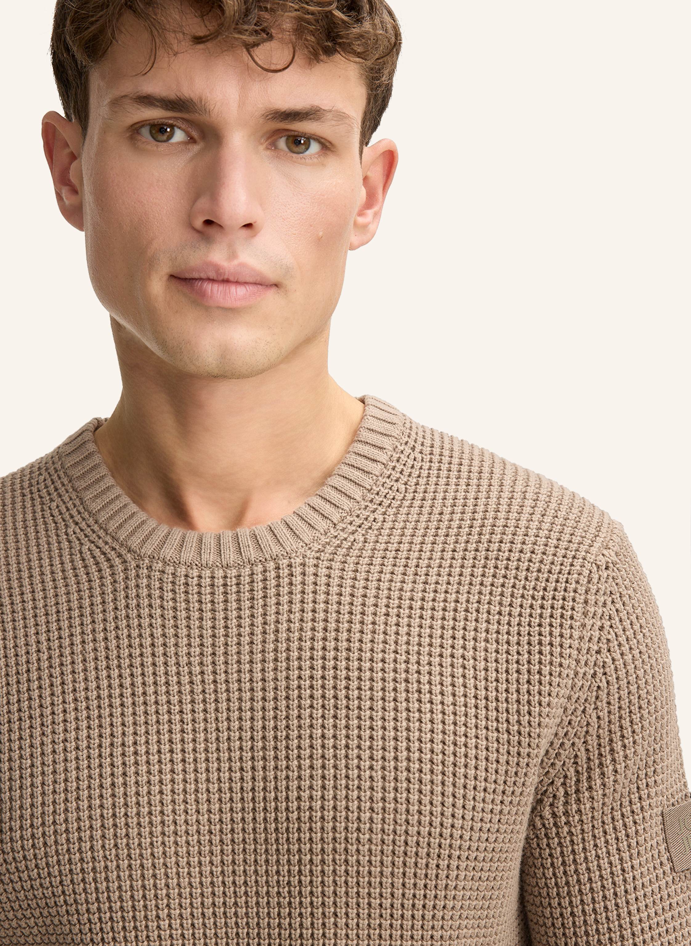 Thumbnail - Joop! Jeans Strickpullover beige