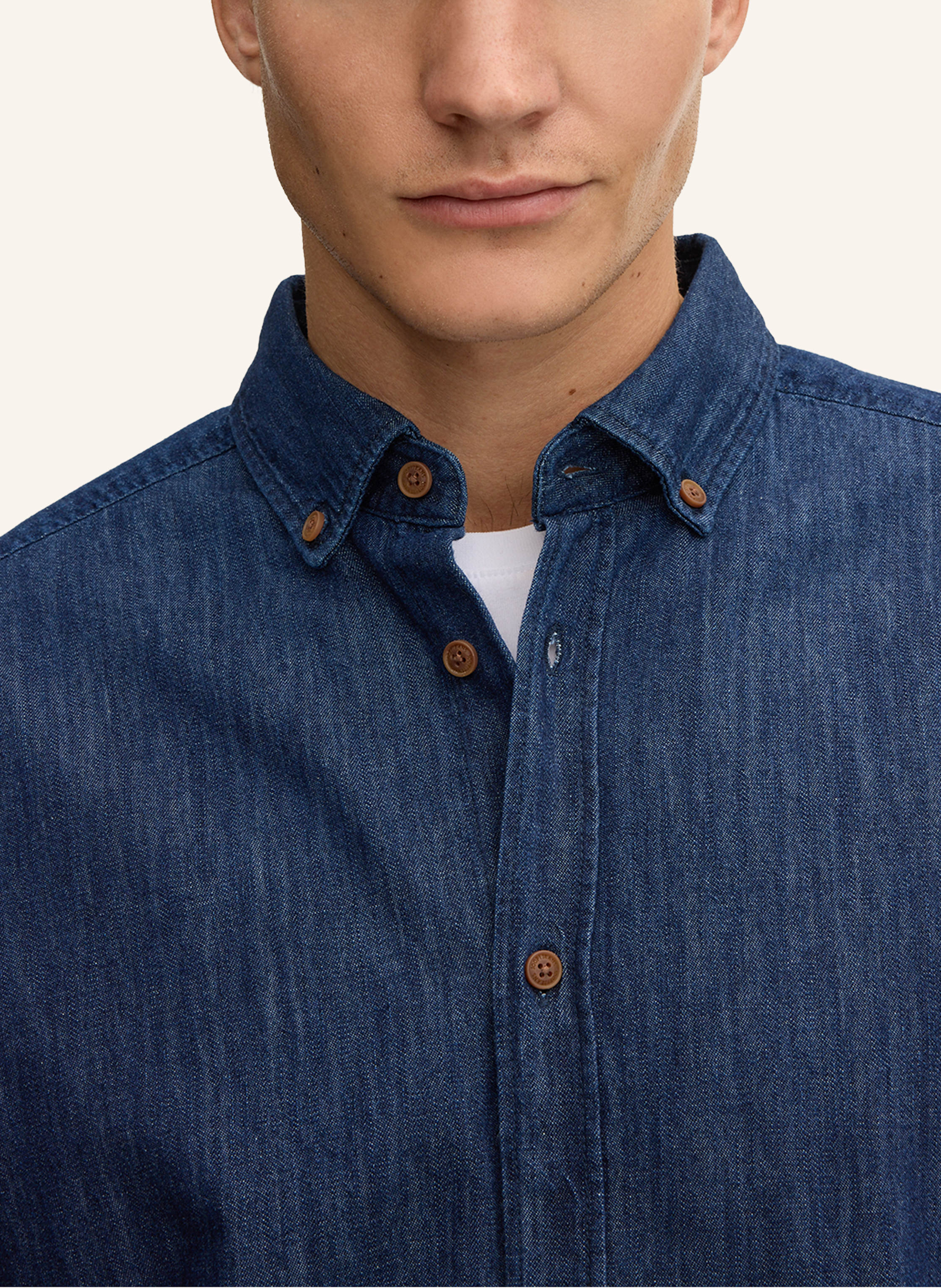 Thumbnail - Joop! Jeans Jeanshemd Regular Fit blau