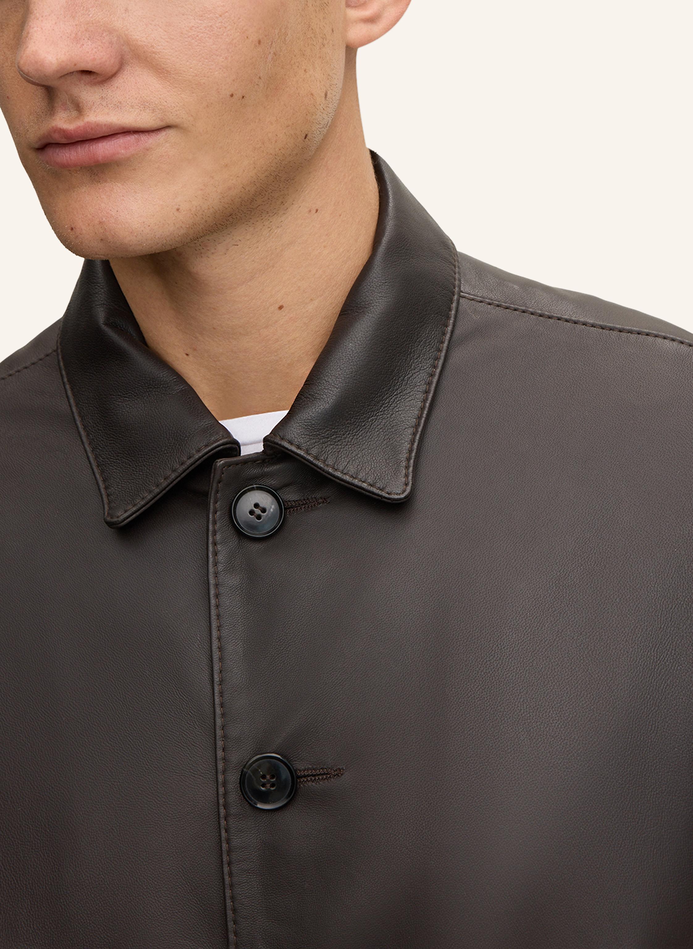 Thumbnail - Joop! Lederjacke braun