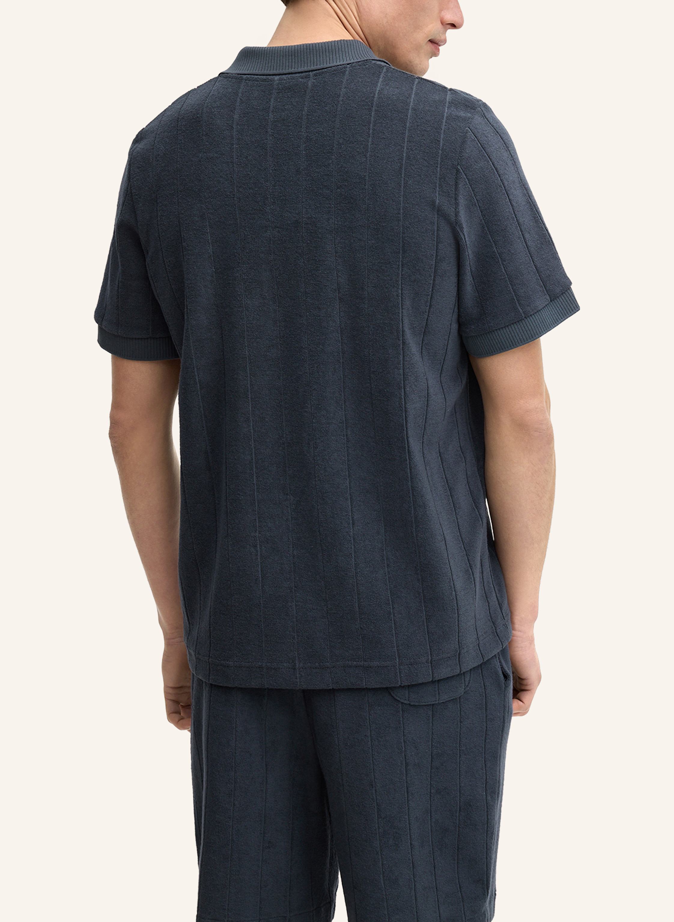 Thumbnail - Joop! Jeans Frottee-Poloshirt Mohala blau