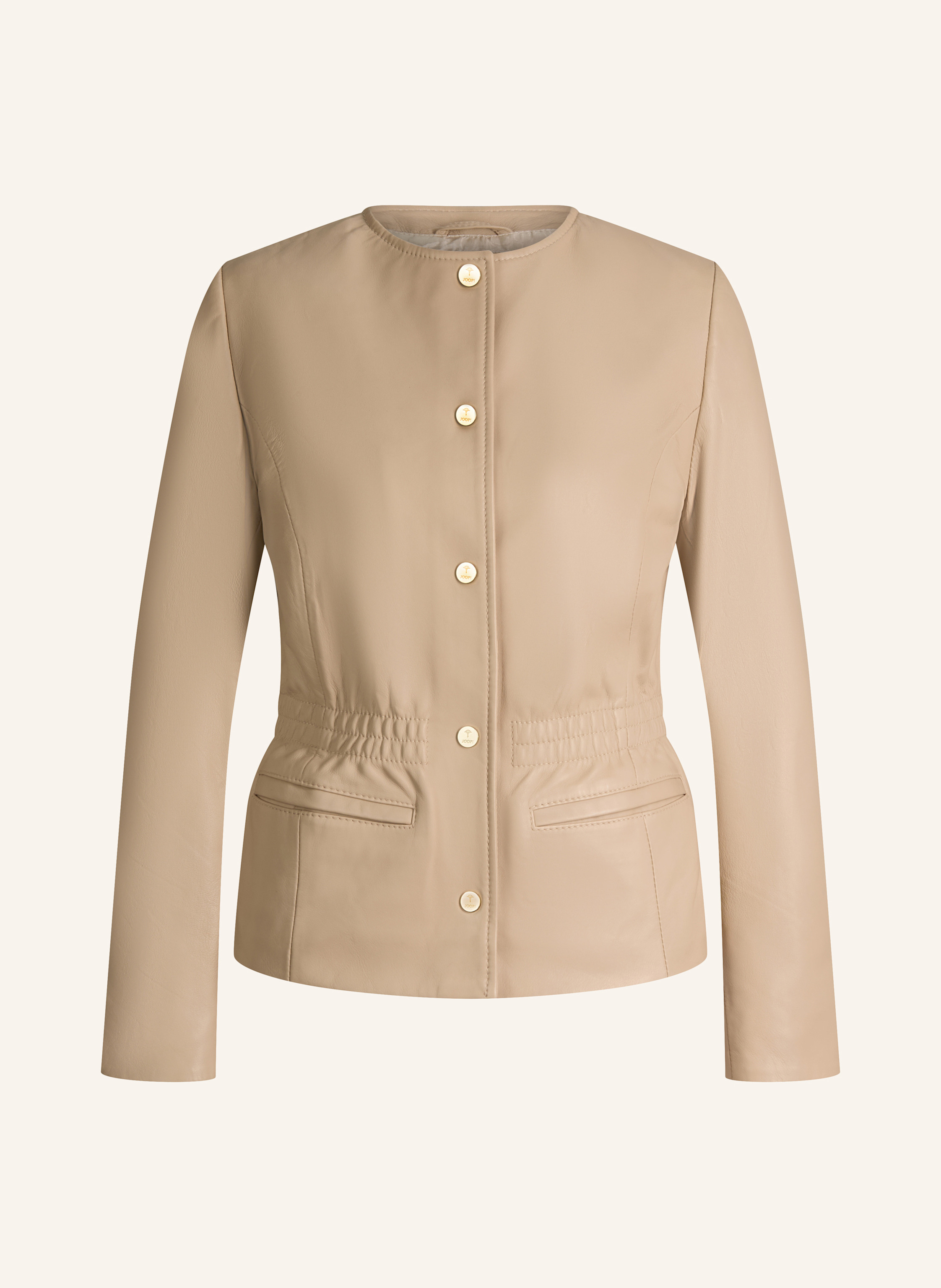 Joop! Lederjacke beige