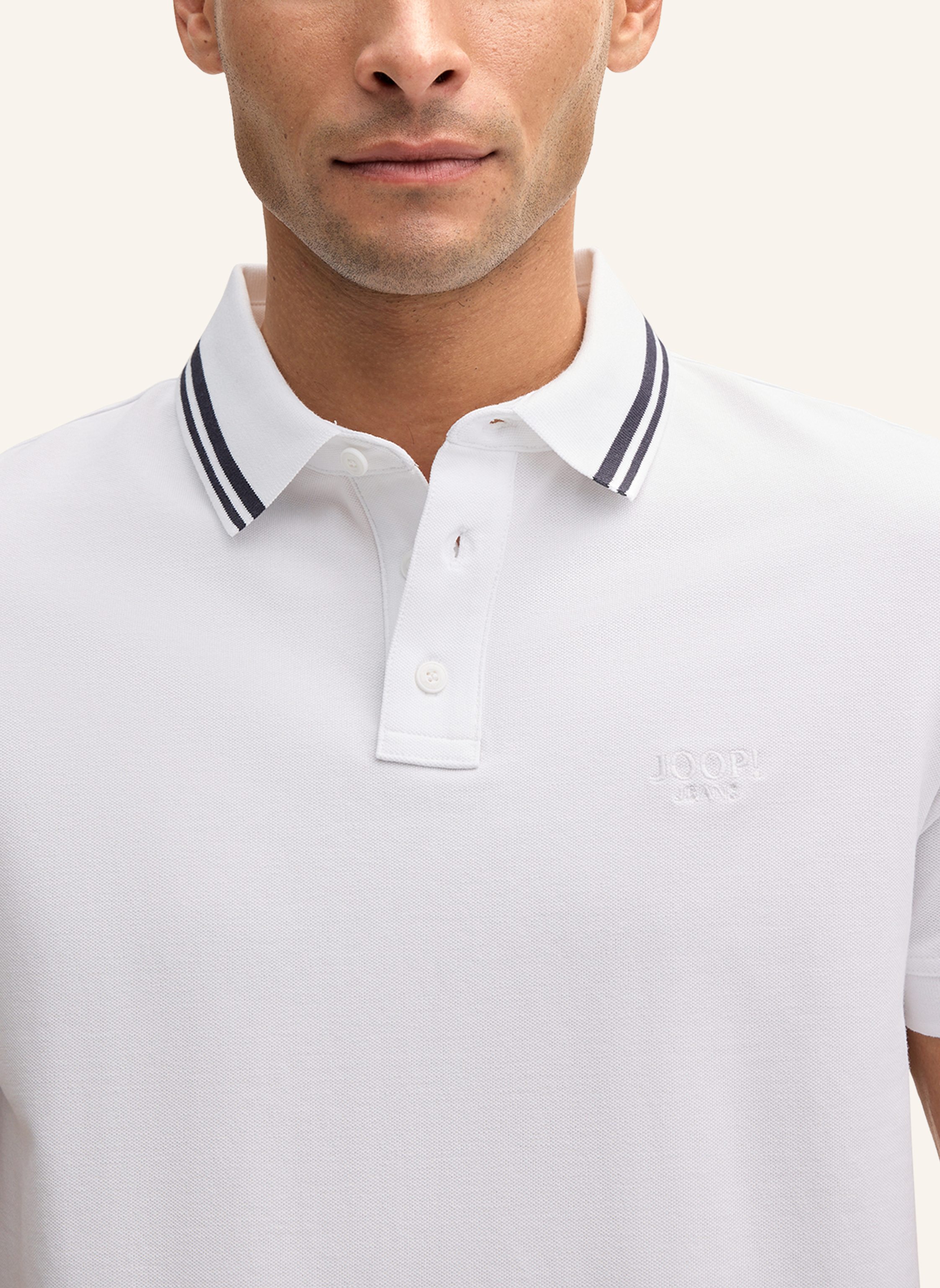 Thumbnail - Joop! Jeans Poloshirt weiss