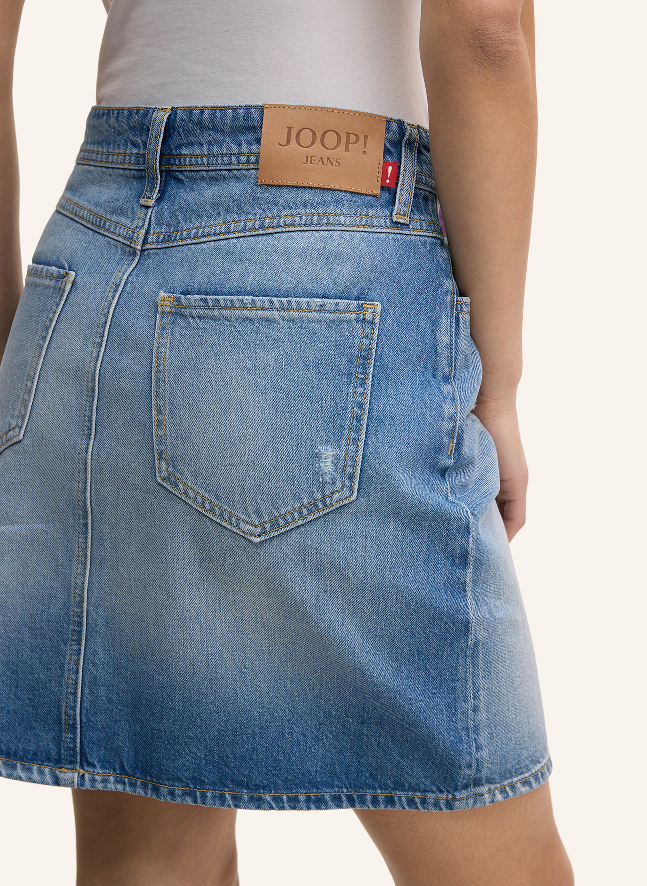 Thumbnail - Joop! Jeans Jeansrock Rosalie Mit Nieten blau