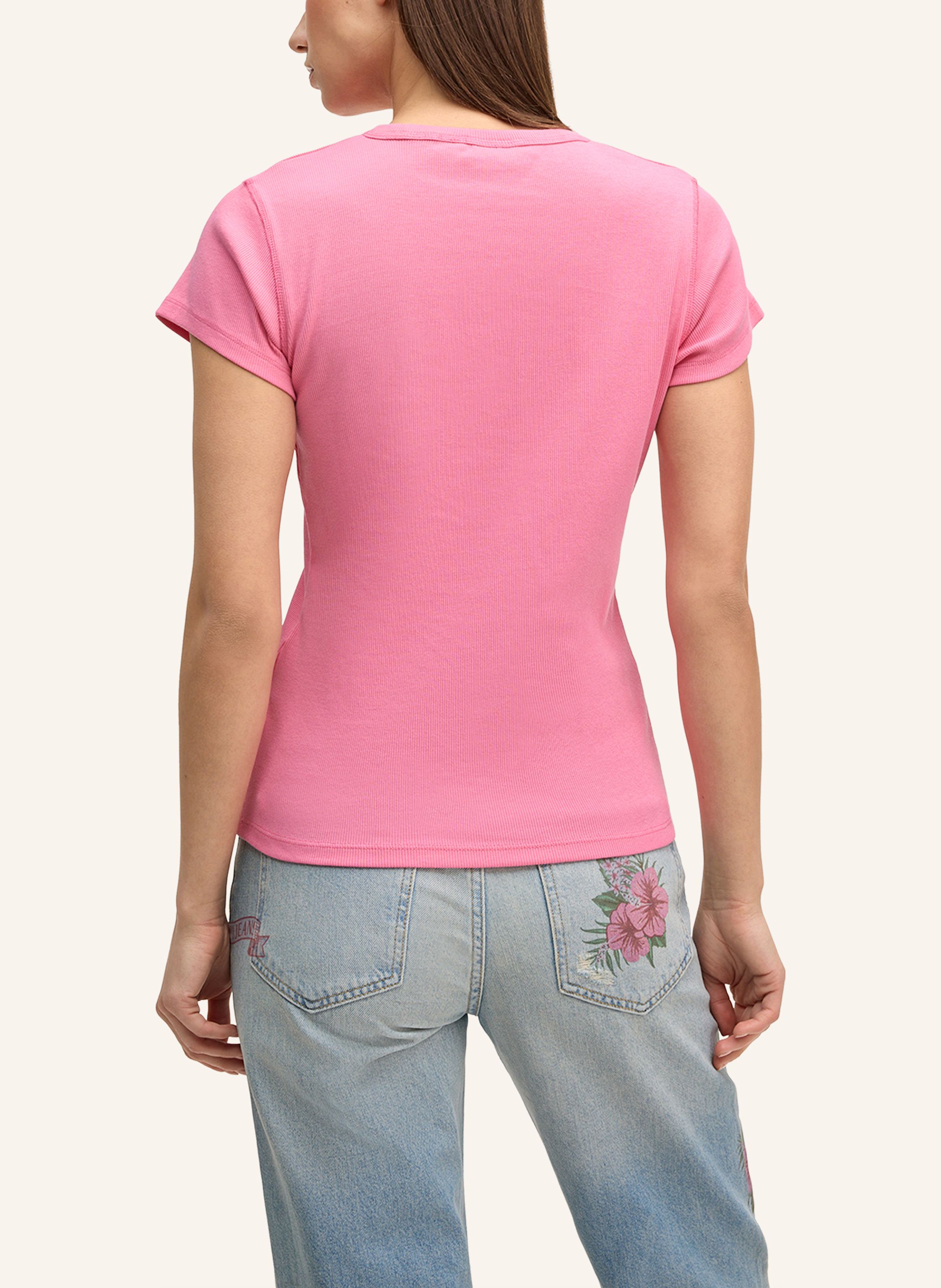 Thumbnail - Joop! Jeans T-Shirt Tineta Mit Schmucksteinen rosa