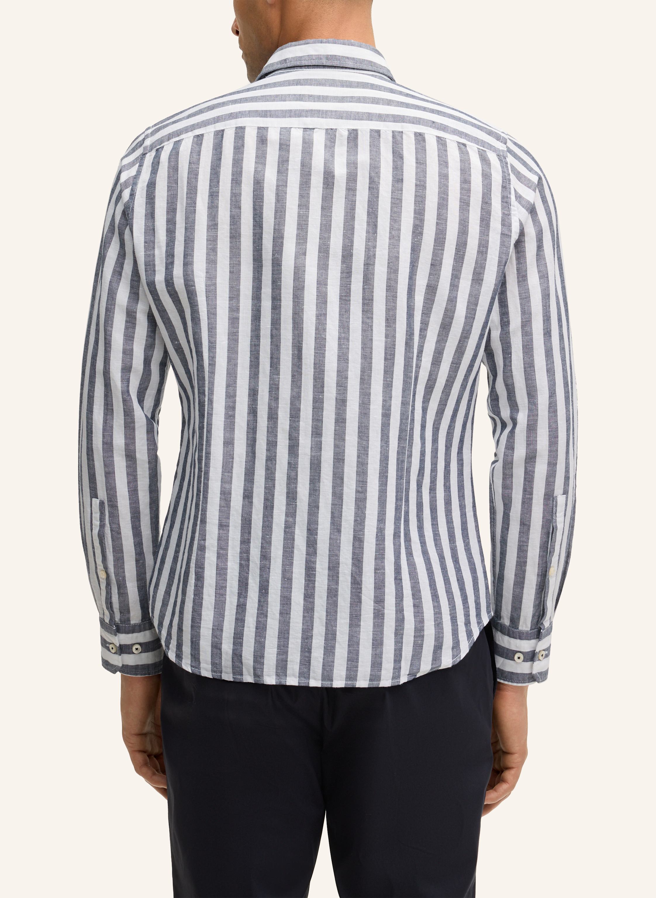 Thumbnail - Joop! Hemd Pit Slim Fit Mit Leinen blau