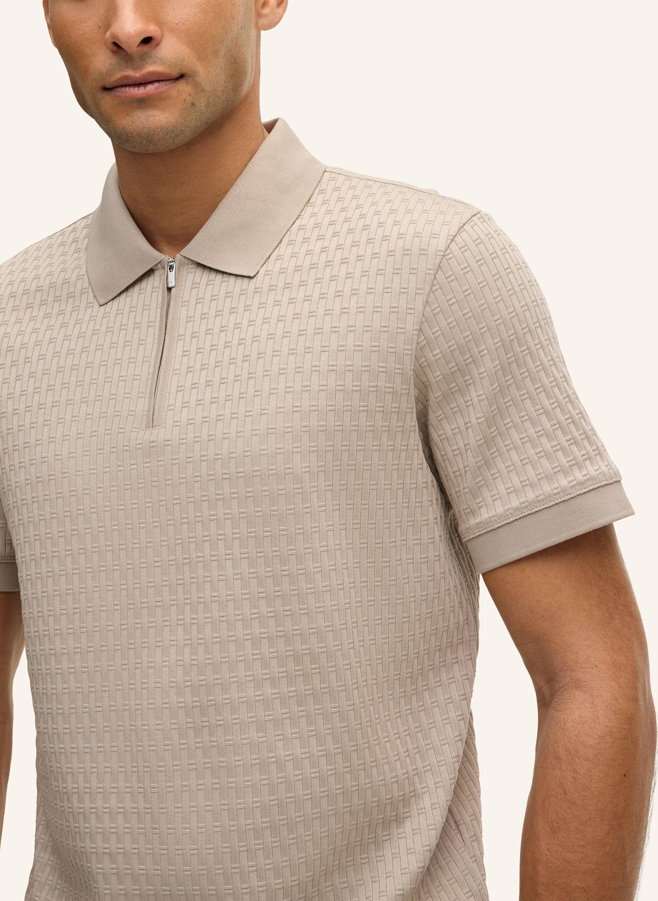 Thumbnail - Joop! Zip-Poloshirt Regular Fit beige