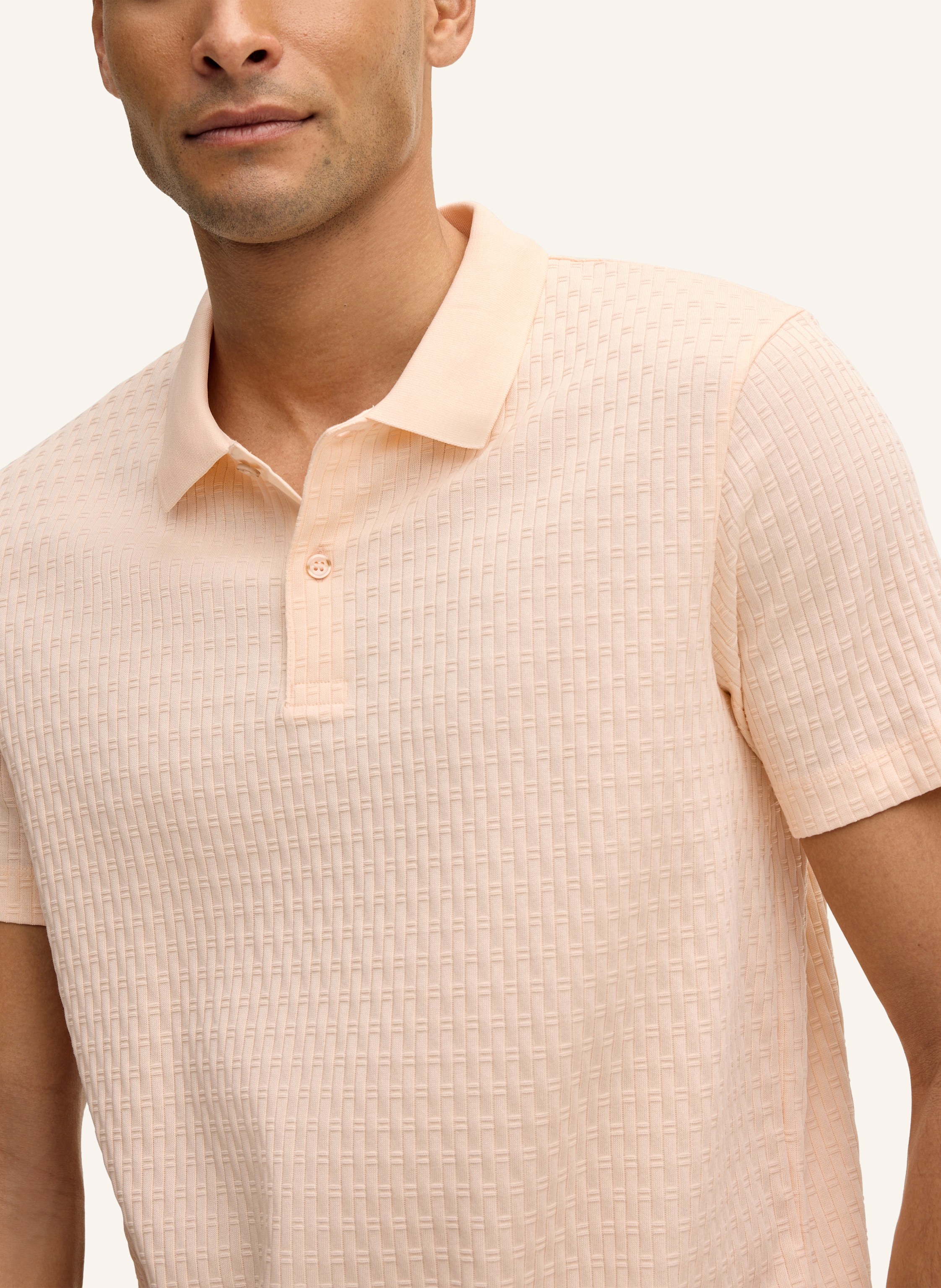 Thumbnail - Joop! Strick-Poloshirt Jorge orange