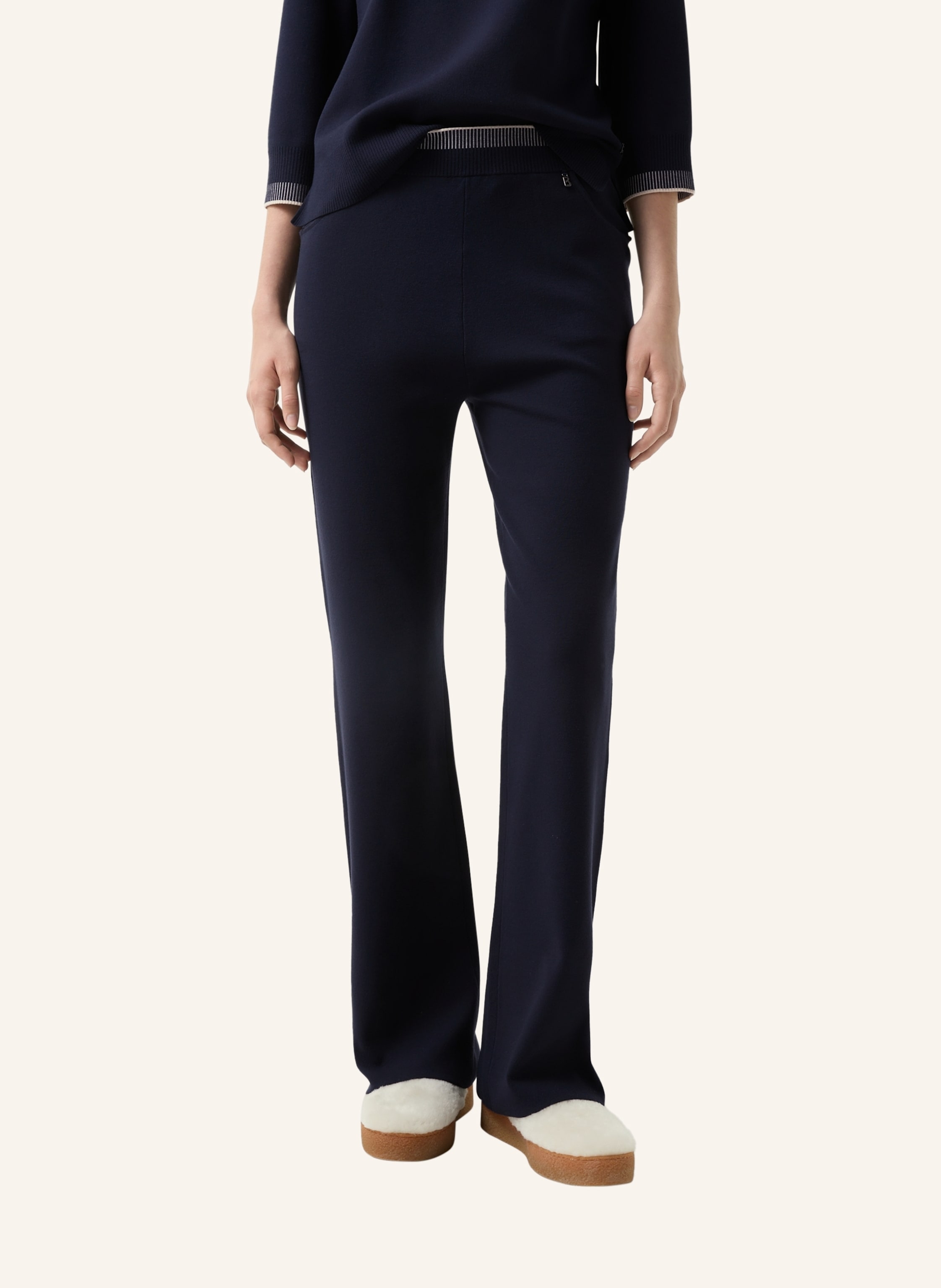 Thumbnail - Bogner Strickhose blau