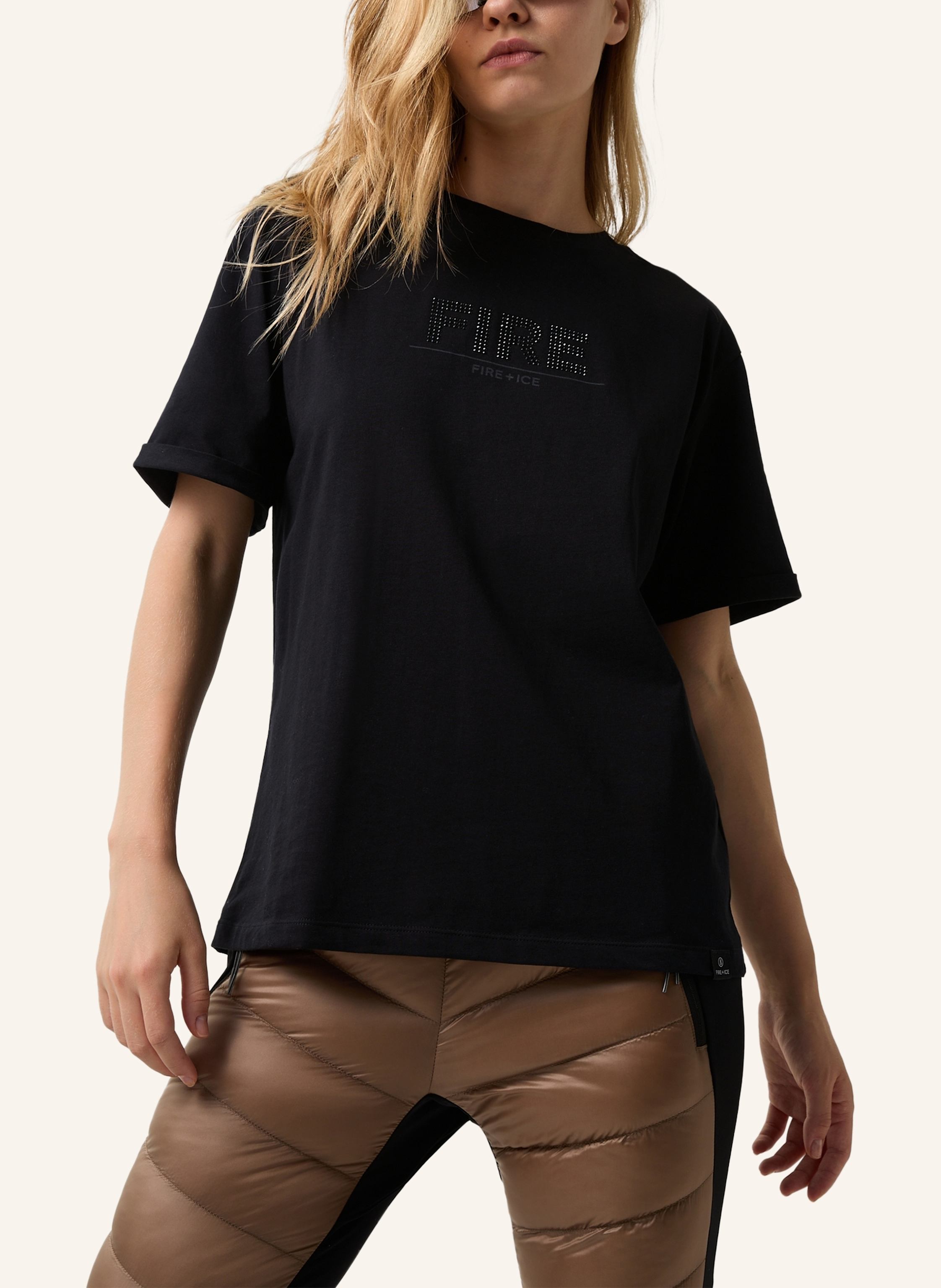 Thumbnail - Fire+Ice T-Shirt schwarz