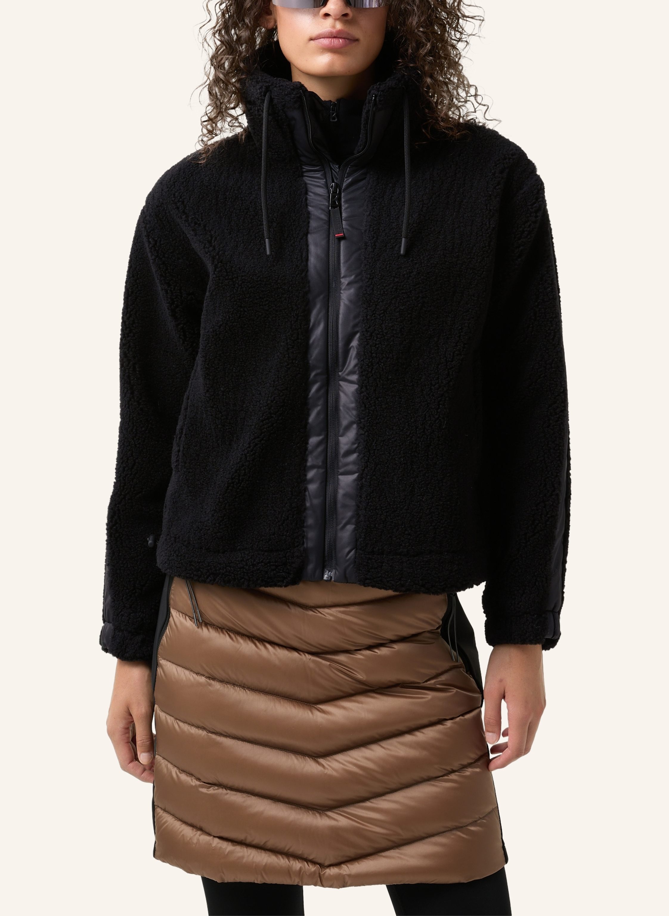 Thumbnail - Fire+Ice Teddyfell-Jacke ninetta2 schwarz