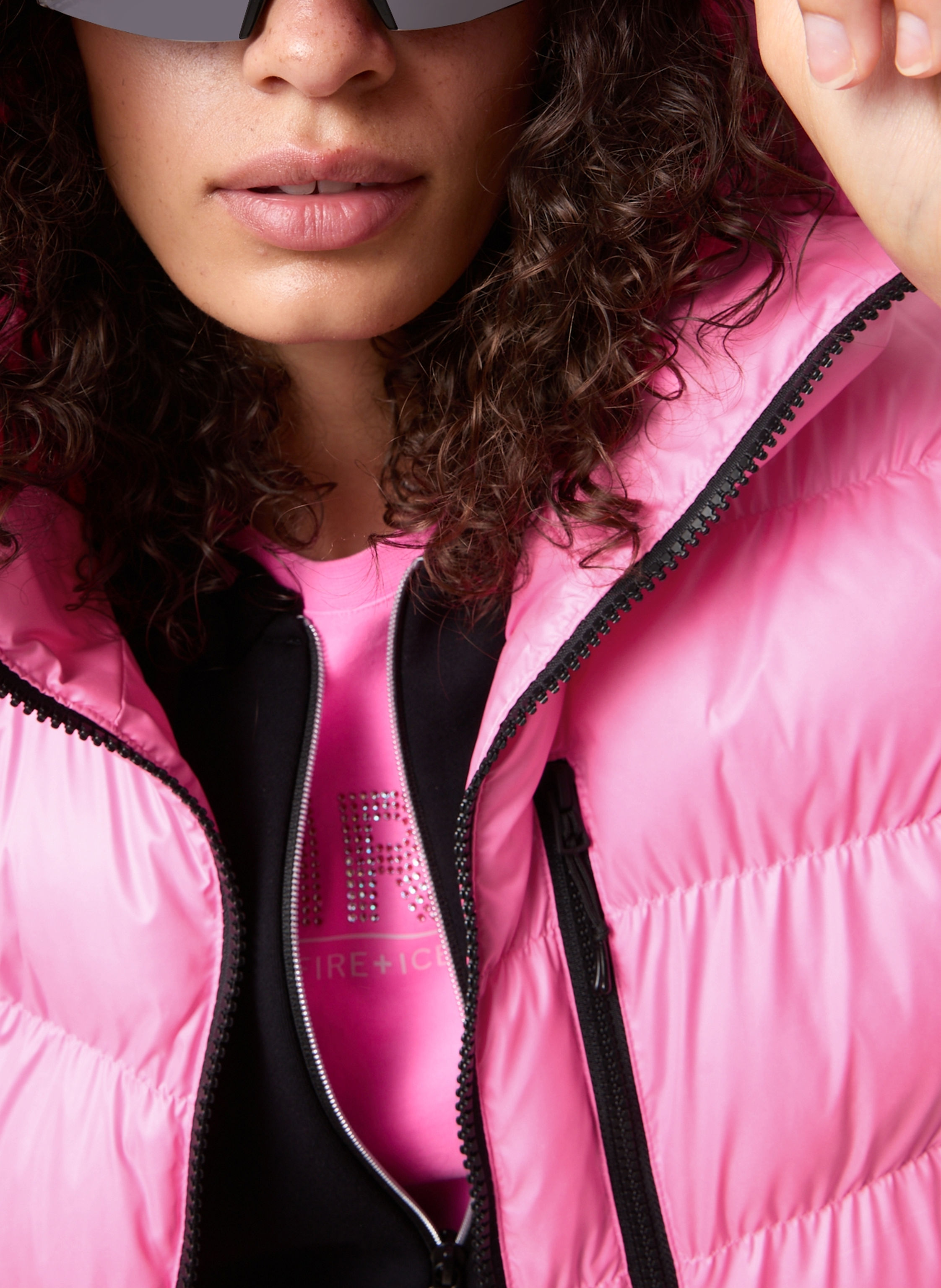 Thumbnail - Fire+Ice Steppweste pink