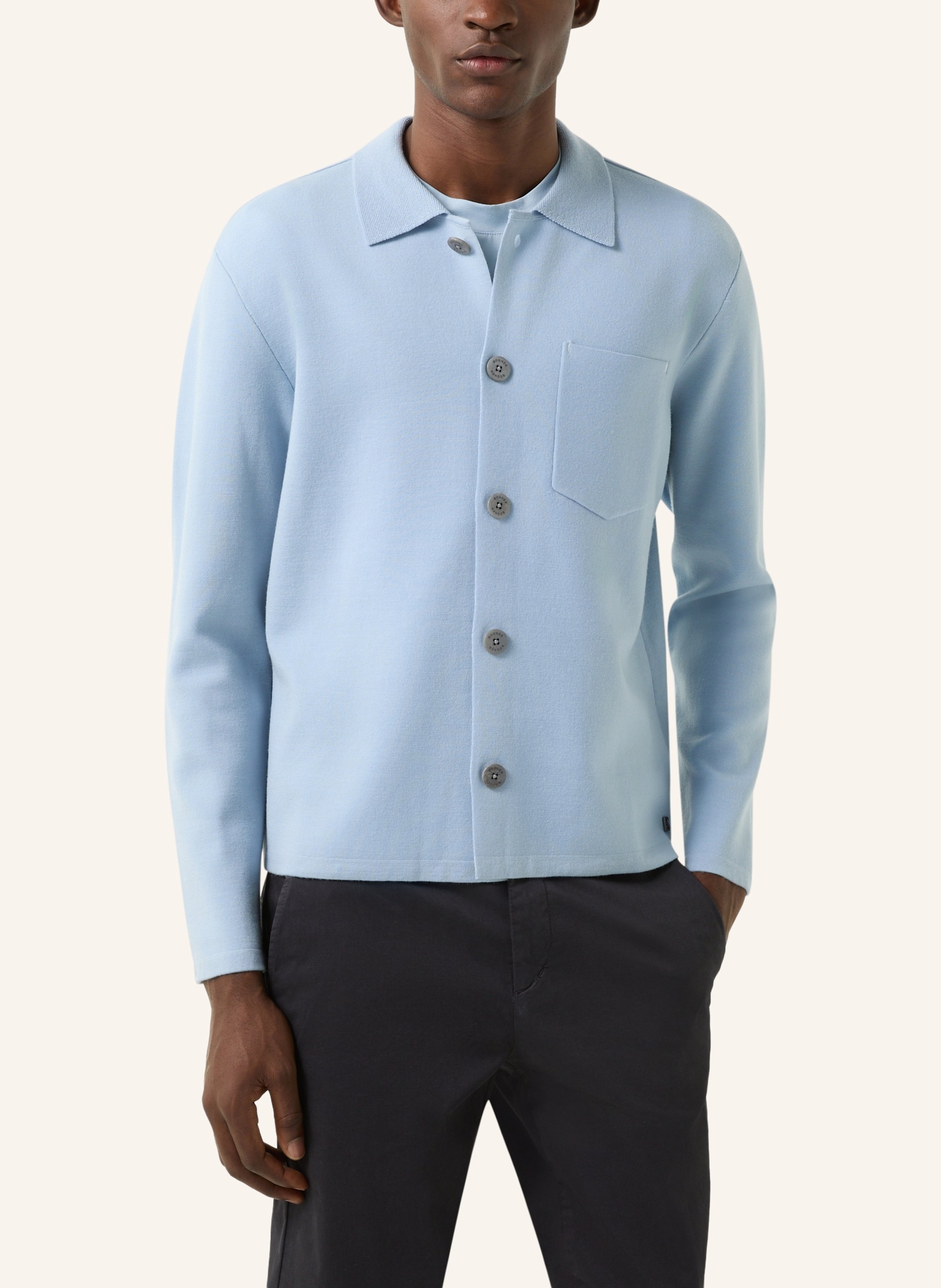 Thumbnail - Bogner Strickjacke Olaf blau