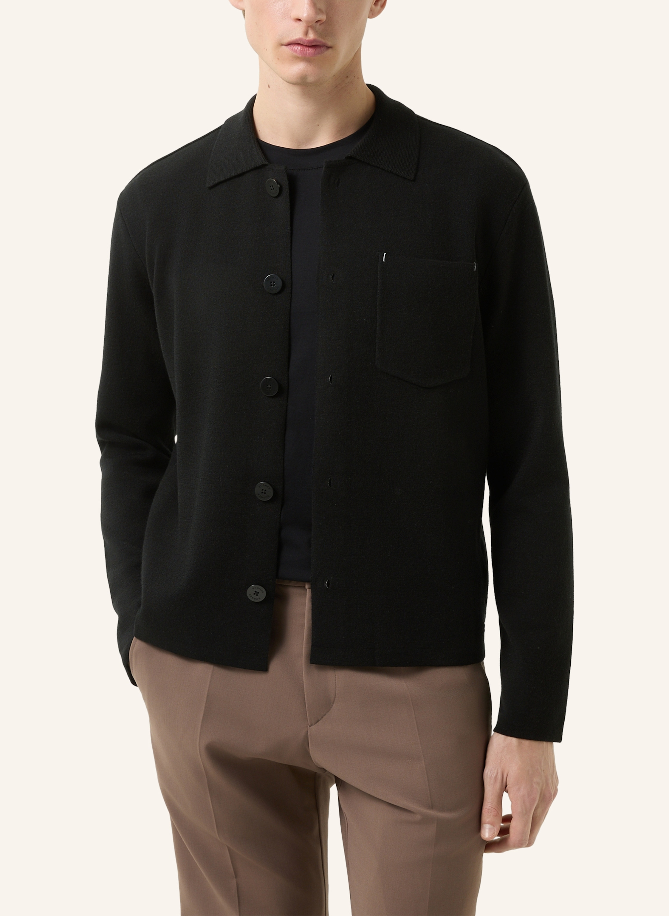 Thumbnail - Bogner Strickjacke Olaf schwarz