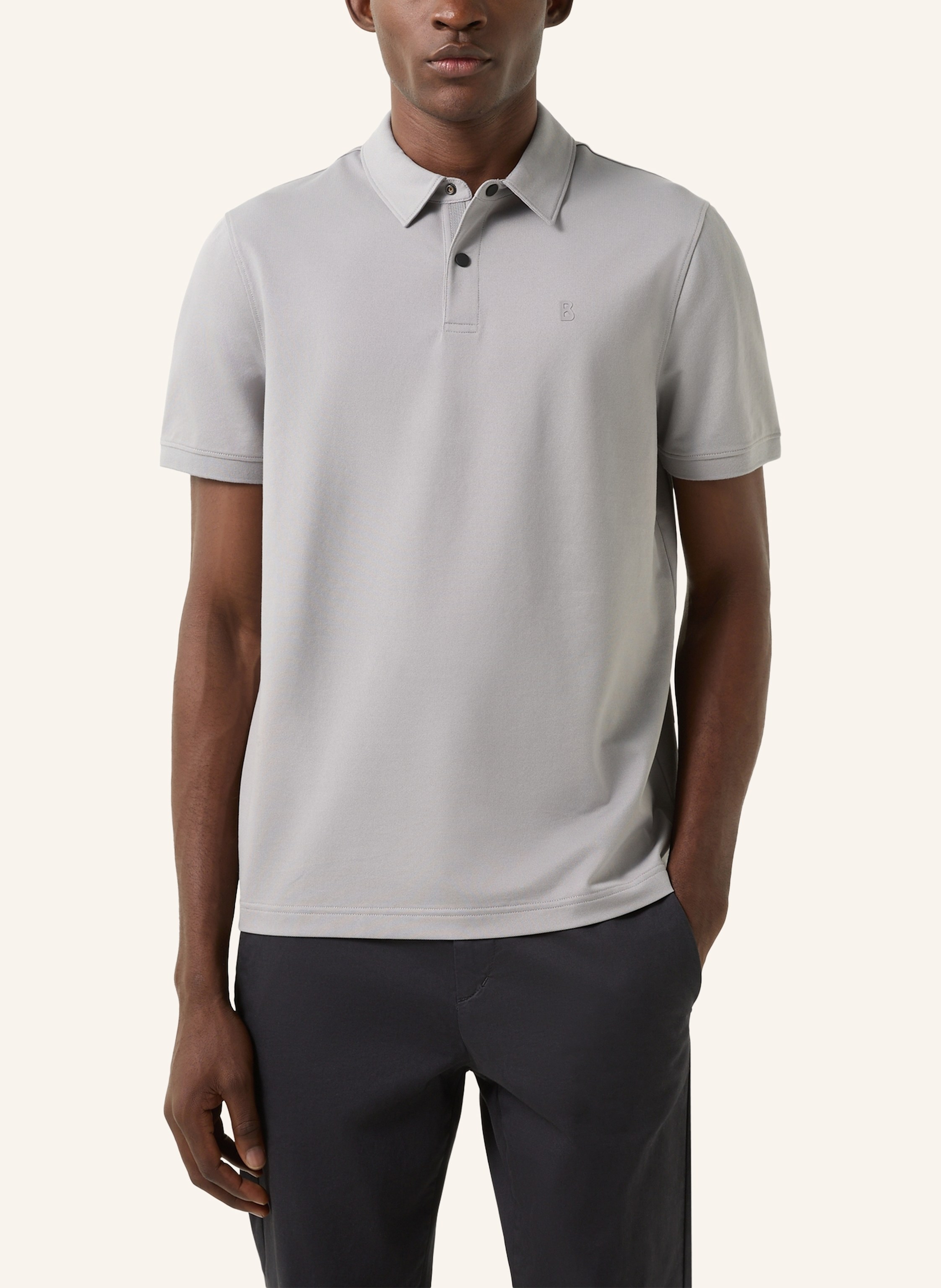 Thumbnail - Bogner Piqué-Poloshirt Timo Regular Fit grau