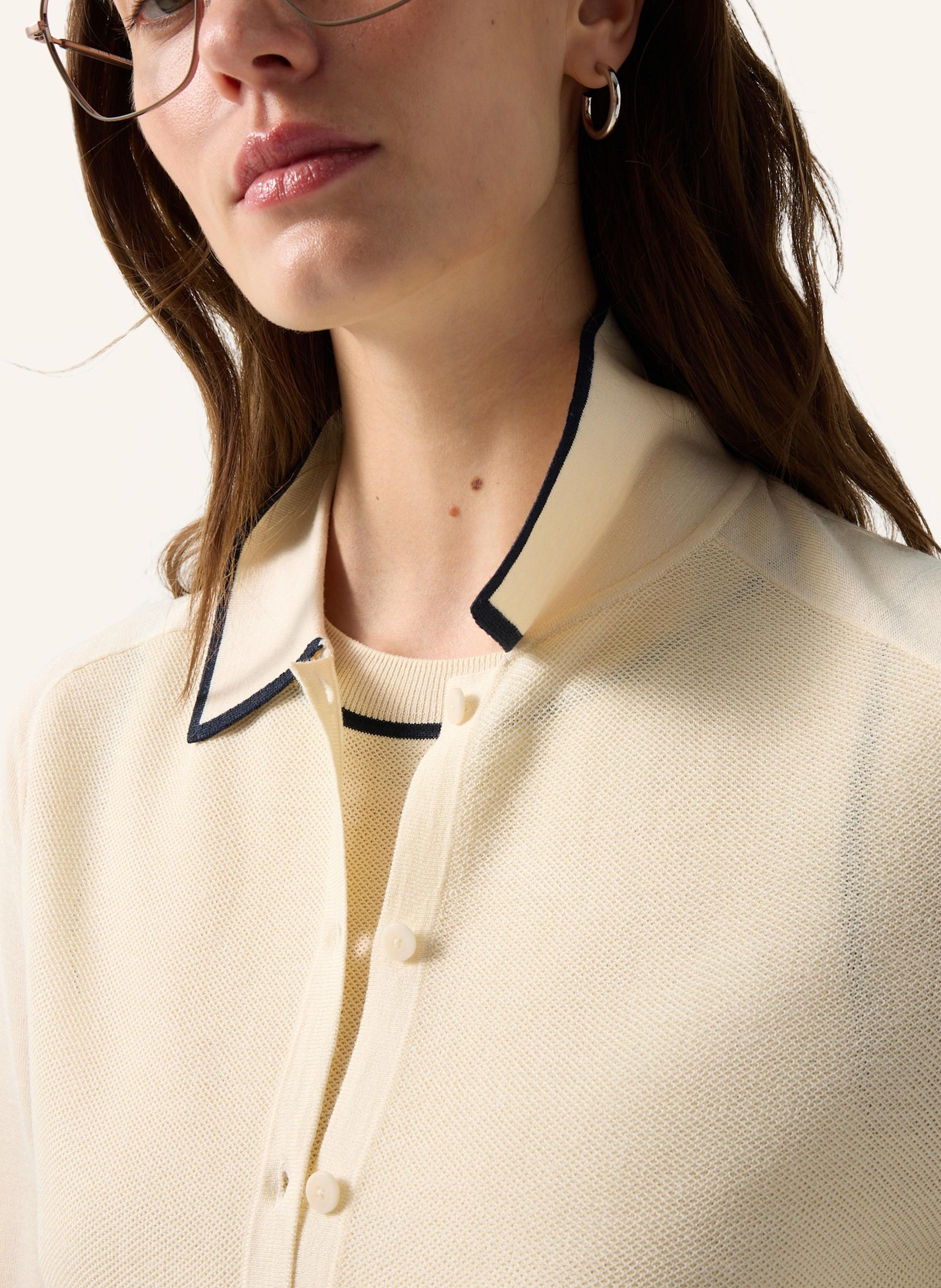 Thumbnail - Bogner Strickjacke weiss