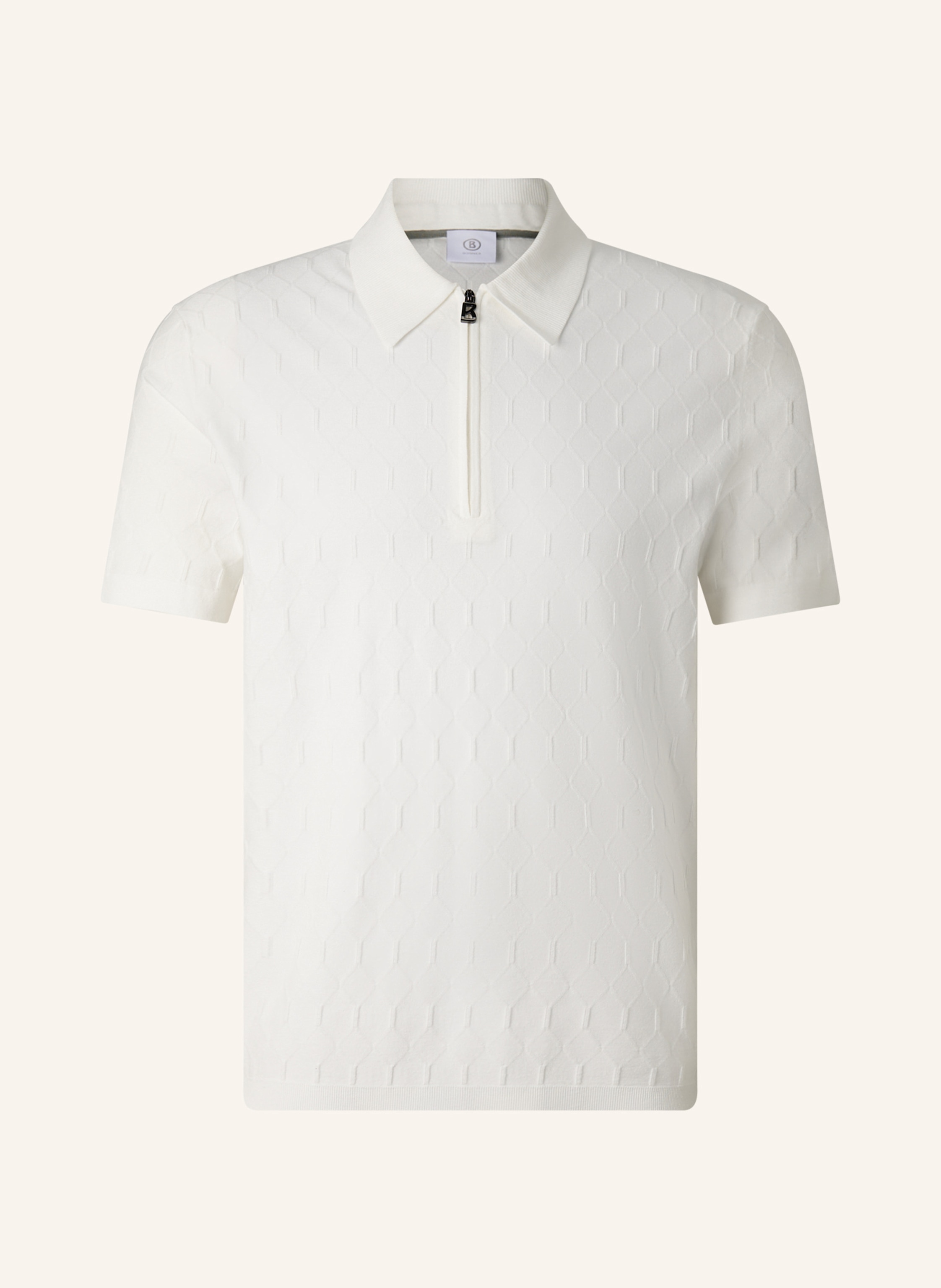 Bogner Strick-Poloshirt Maxim weiss