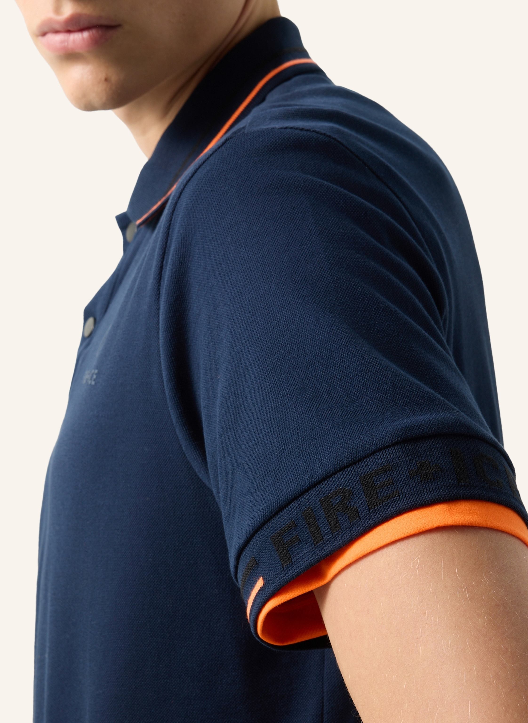 Thumbnail - Fire+Ice Polo-Shirt blau
