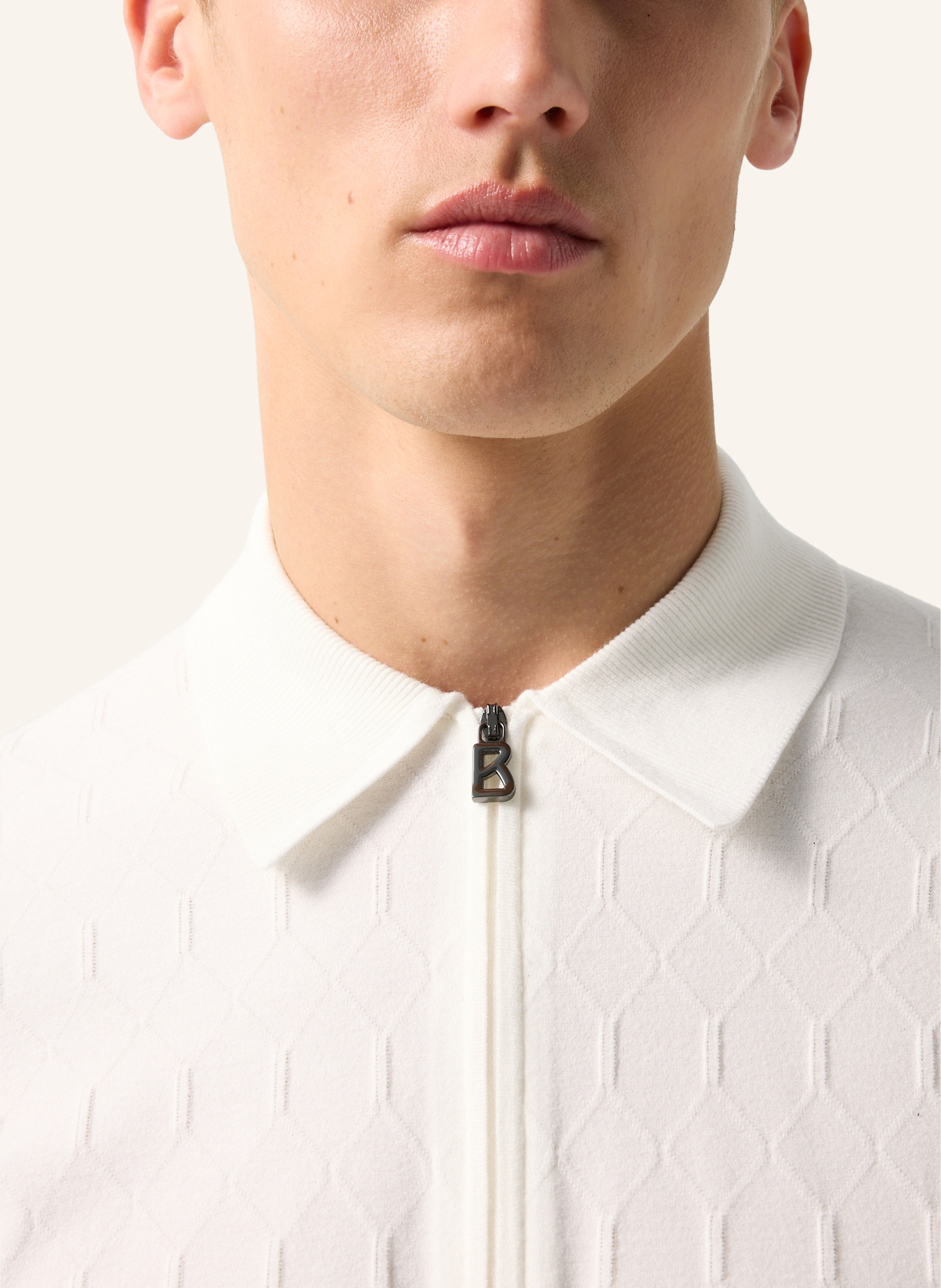 Thumbnail - Bogner Strick-Poloshirt Maxim weiss