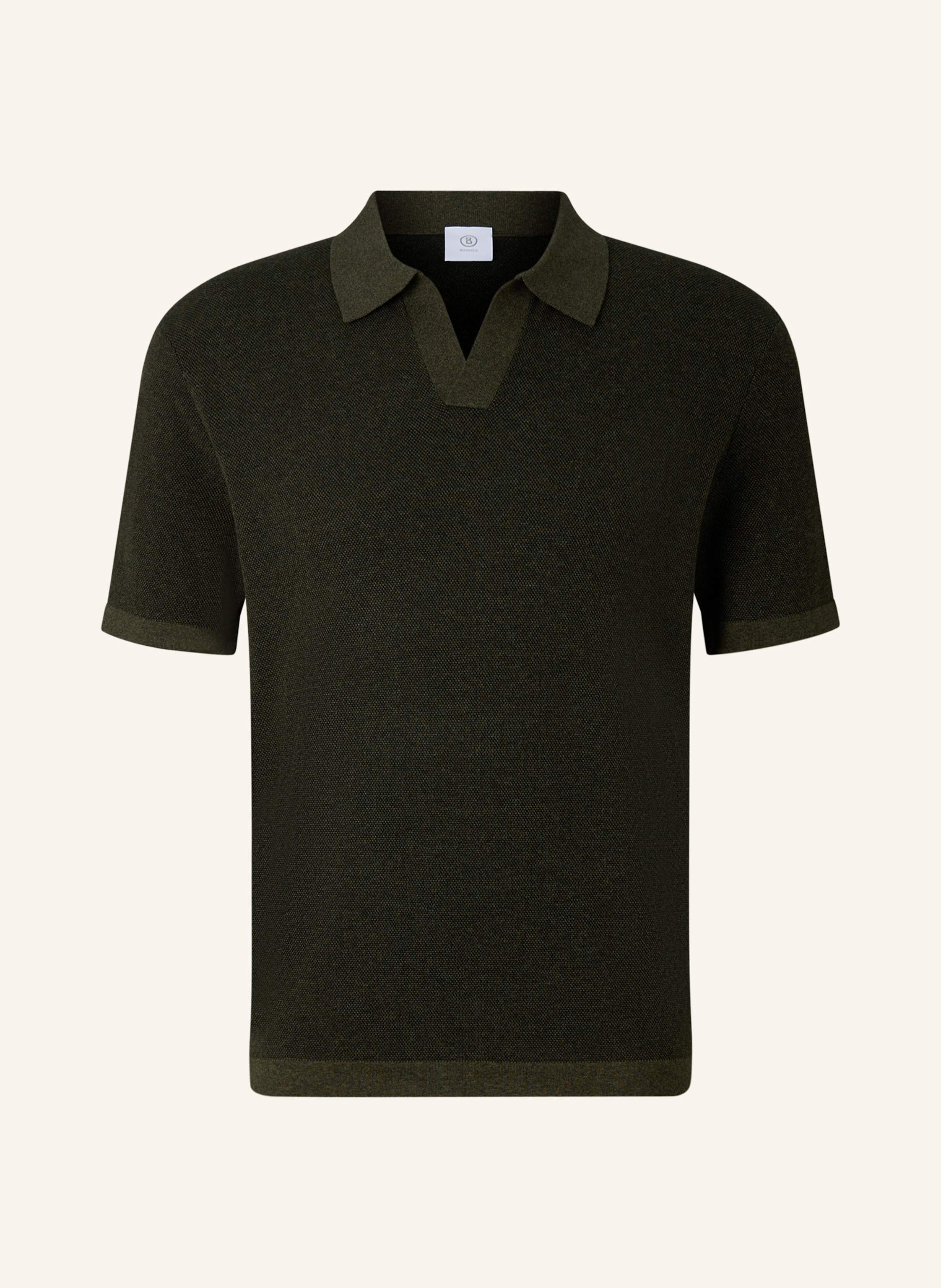 Bogner Strick-Polo-Shirt Lyon gruen