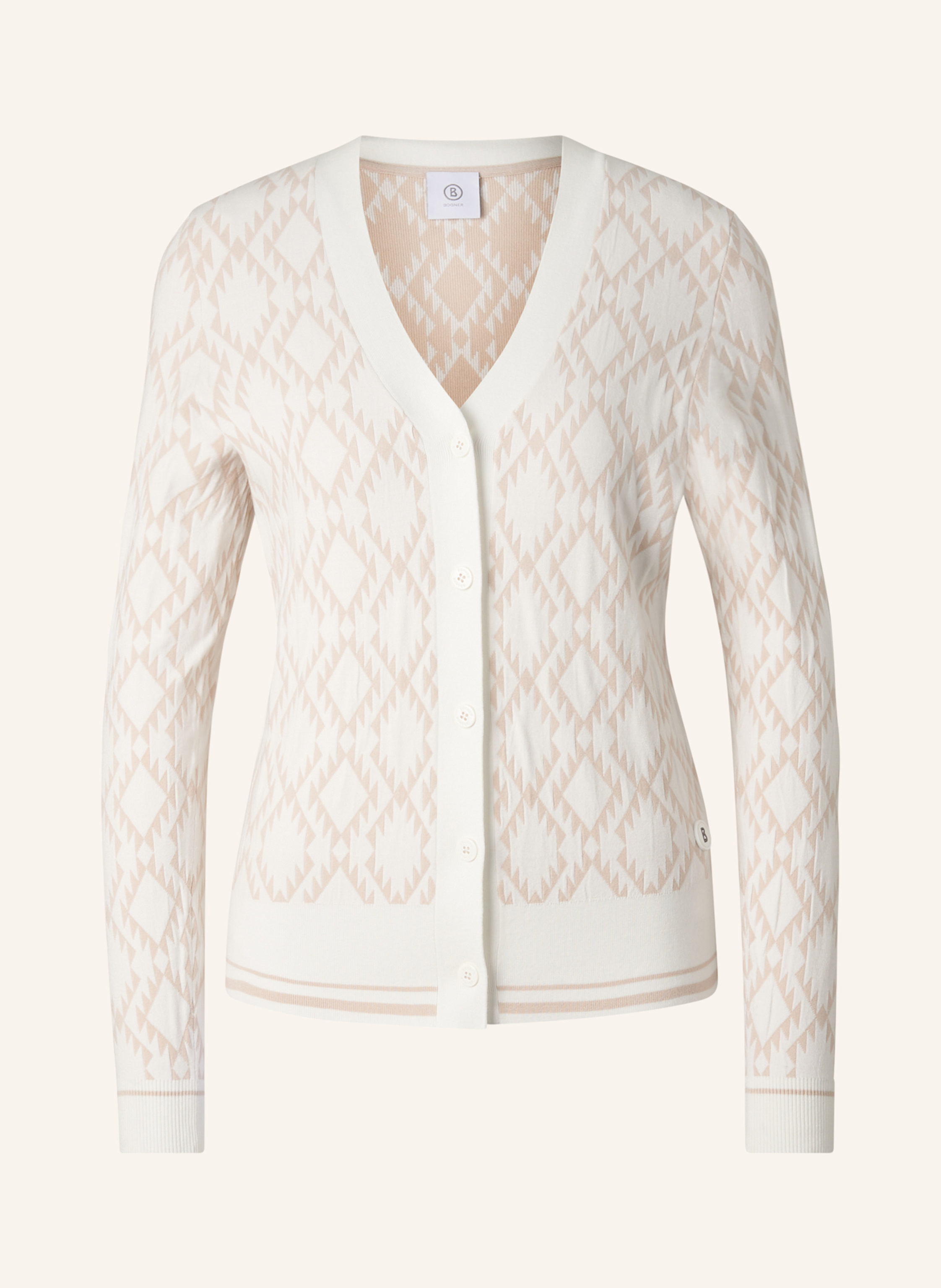 Bogner Strickjacke Amber weiss