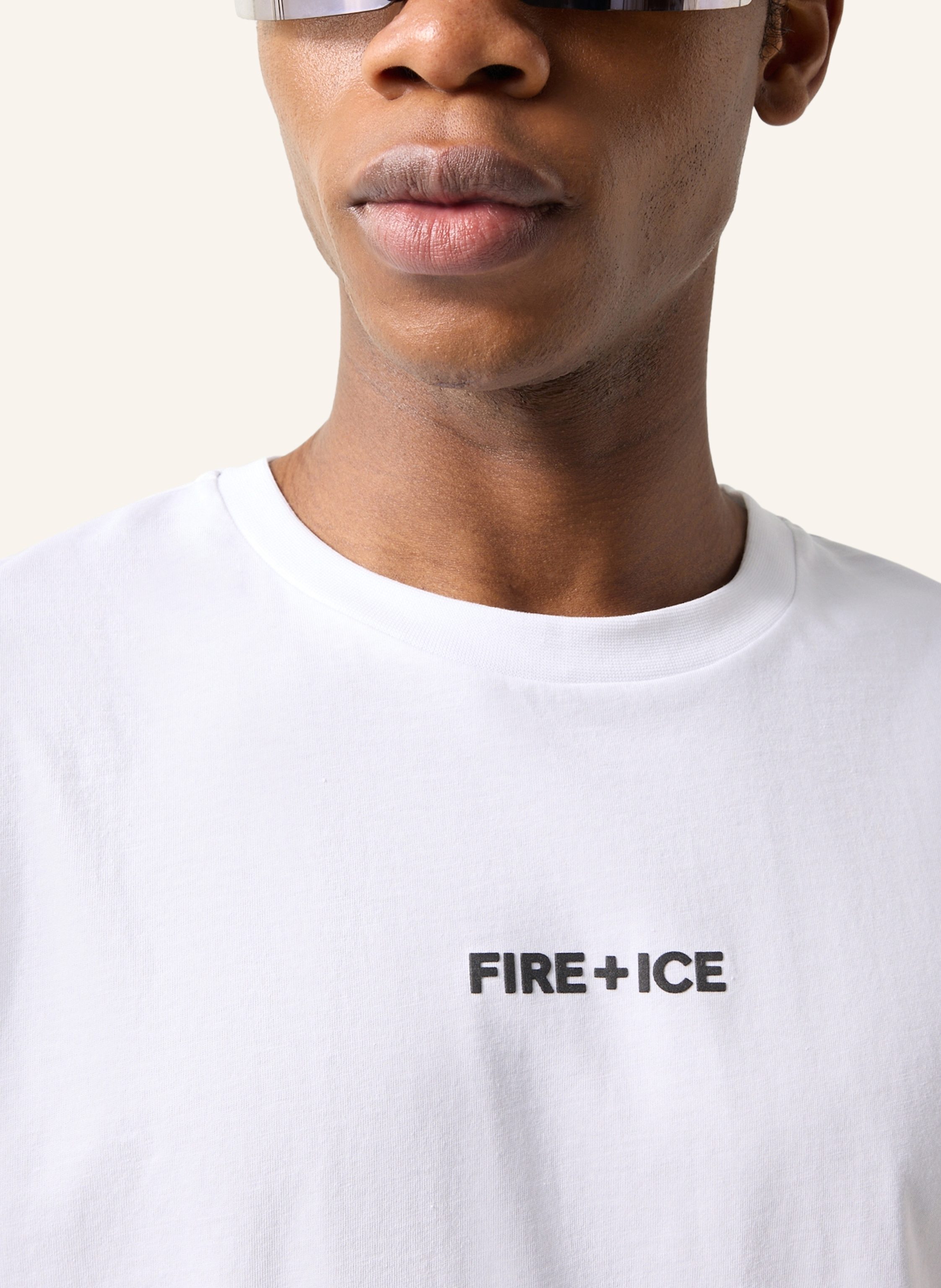 Thumbnail - Fire+Ice T-Shirt weiss