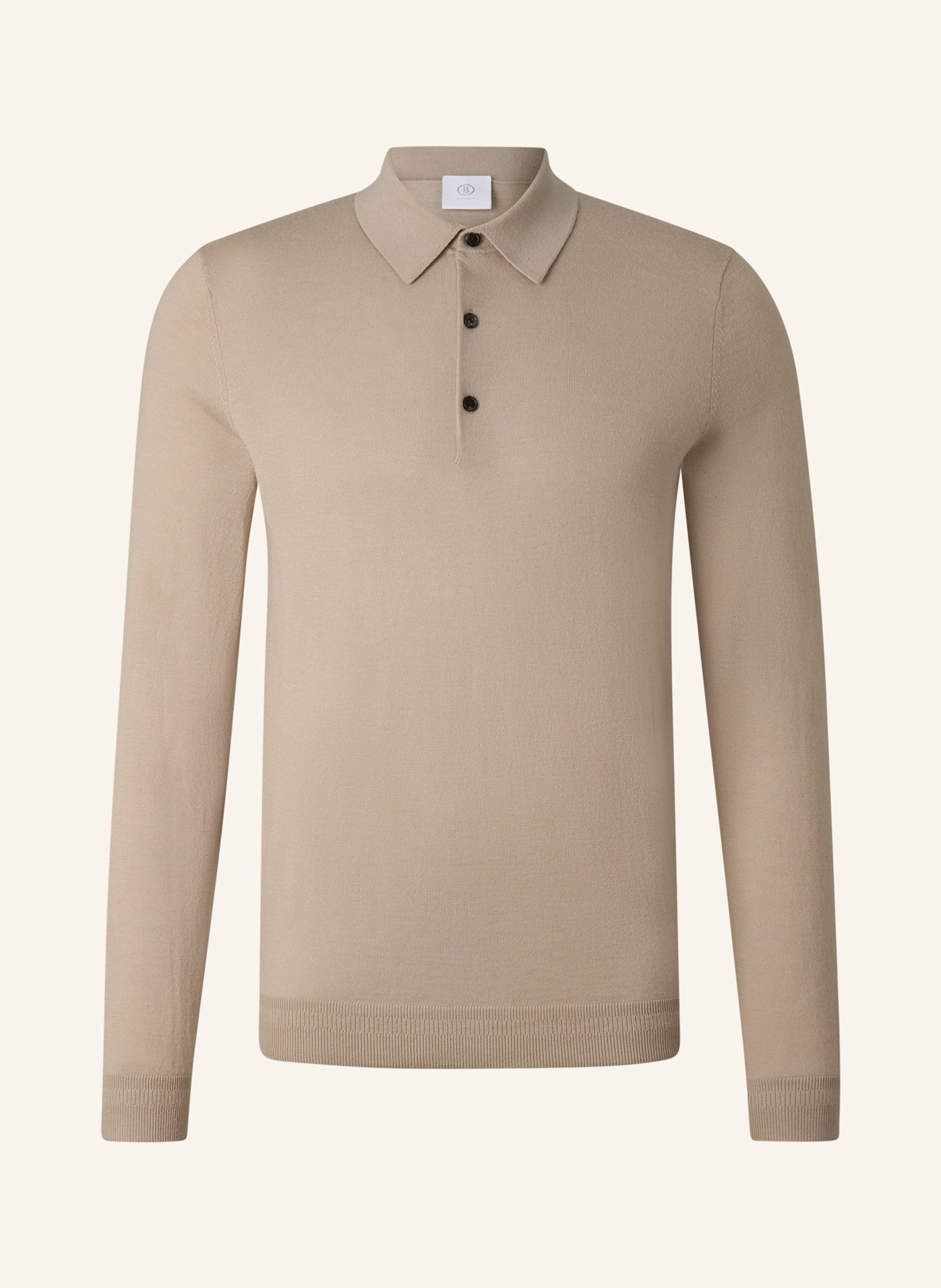 Bogner Strick-Polo-Longsleeve Jake braun