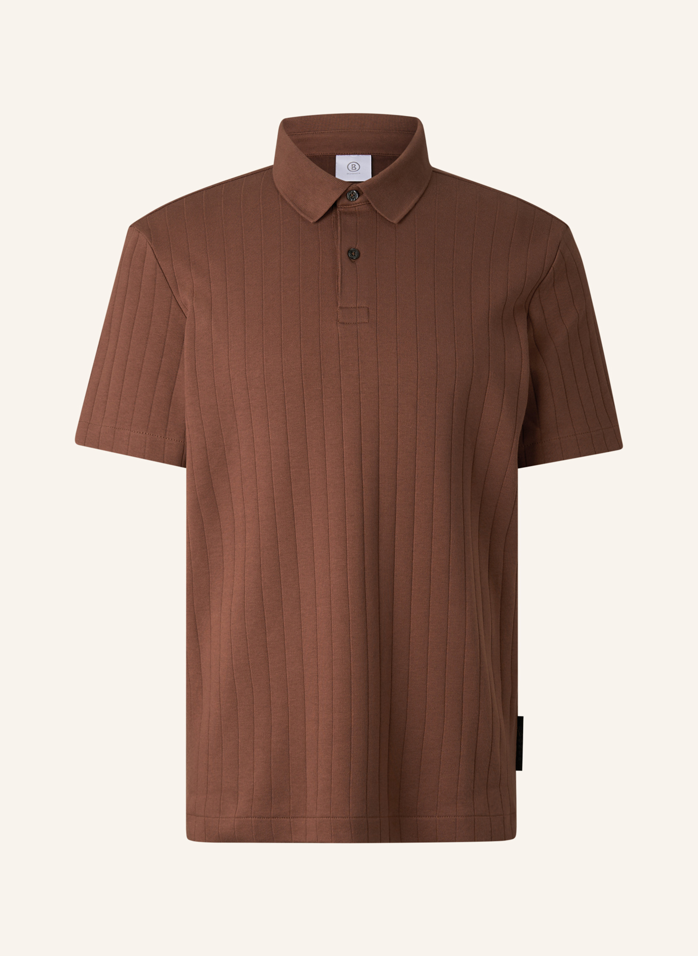 Bogner Strick-Poloshirt Zane braun