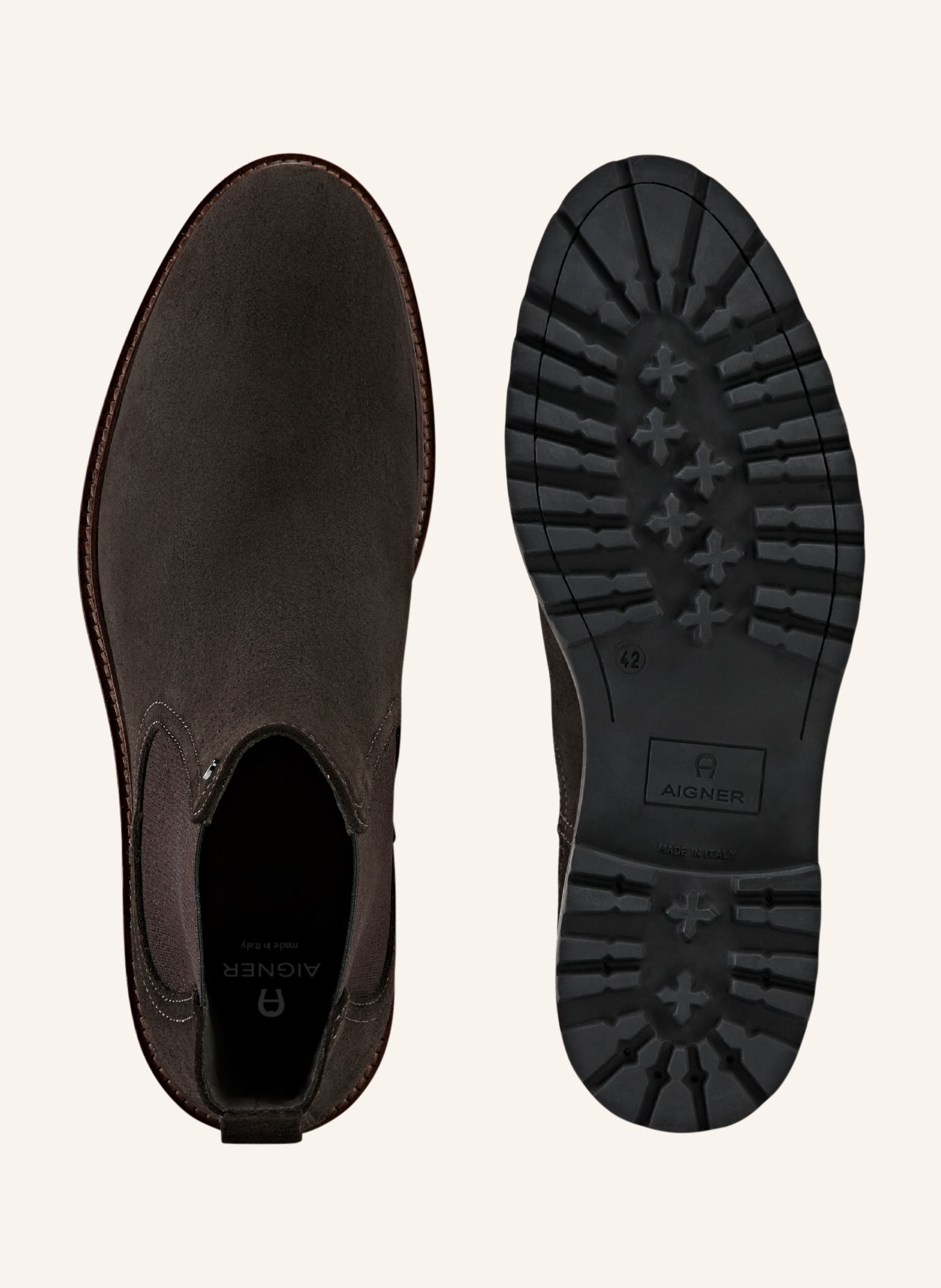 Thumbnail - Aigner Chelsea Boots Charles 5d braun